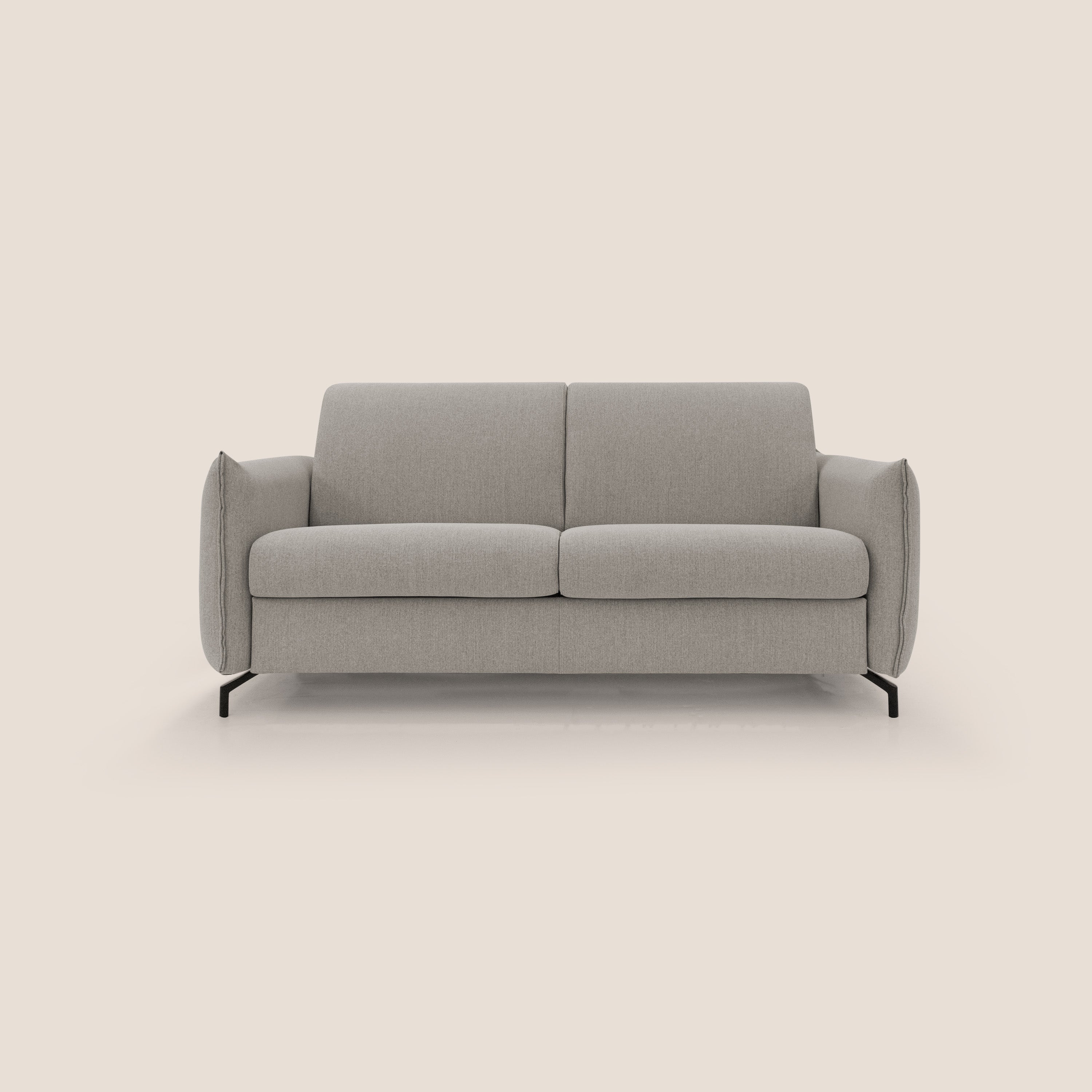 Scarlet divano letto in tessuto misto cotone impermeabile T19 beige - divani.store