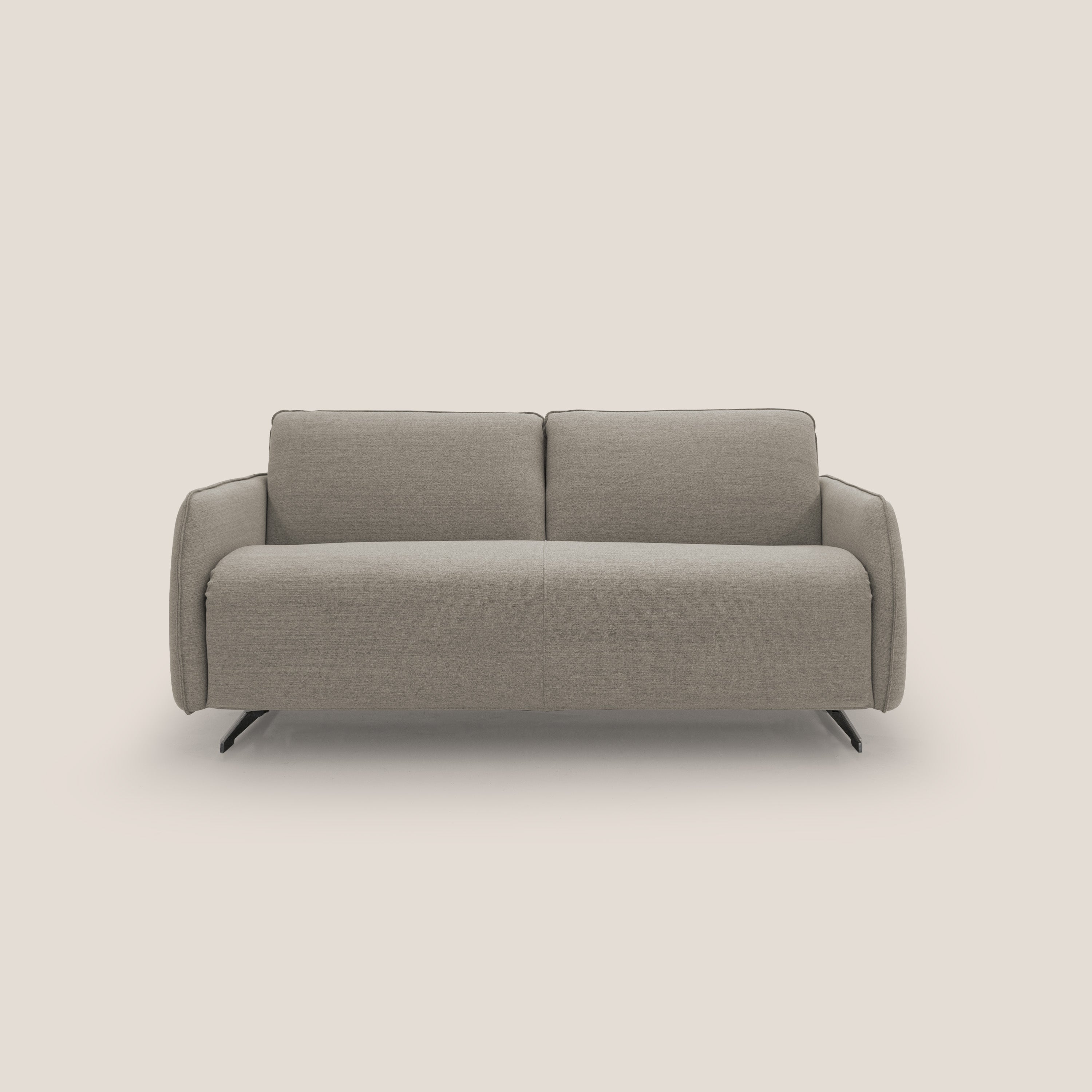 Texas Divano letto matrimoniale moderno in tessuto impermeabile T19 beige - divani.store