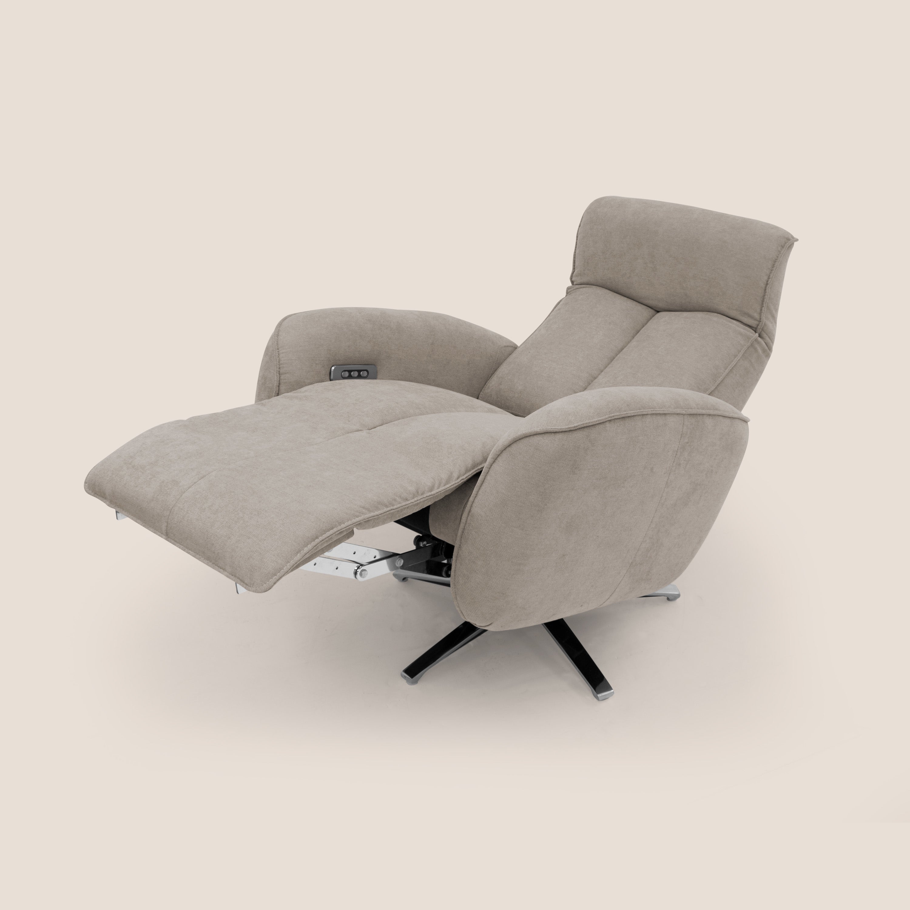 EVA Poltroncina RELAX in morbido tessuto impermeabile T02 beige - divani.store