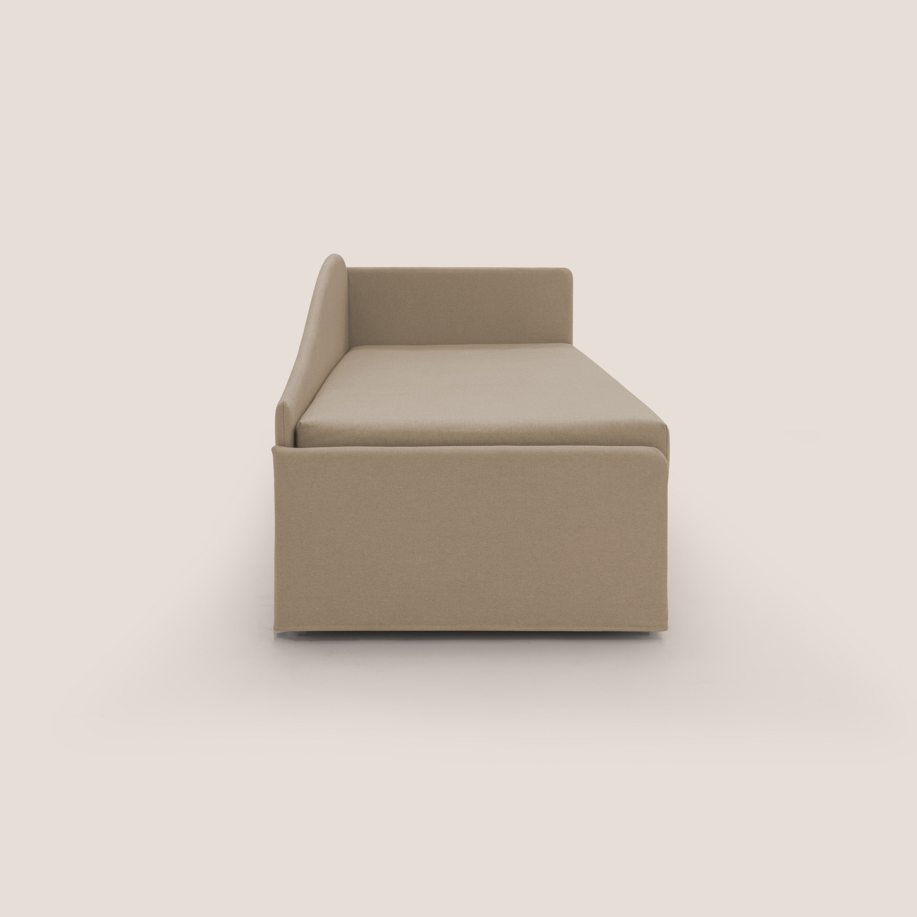 Nolo Divano duplex con doppio letto in tessuto simil cotone impermeabile T13 beige - divani.store