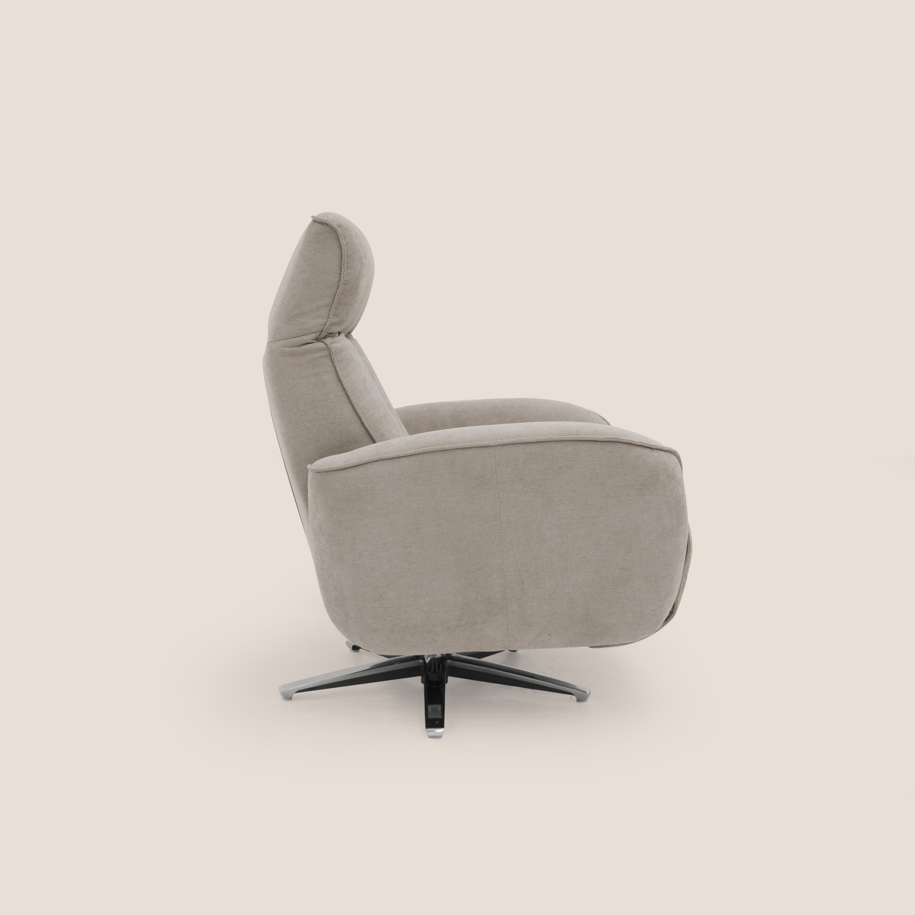 EVA Poltroncina RELAX in morbido tessuto impermeabile T02 beige - divani.store