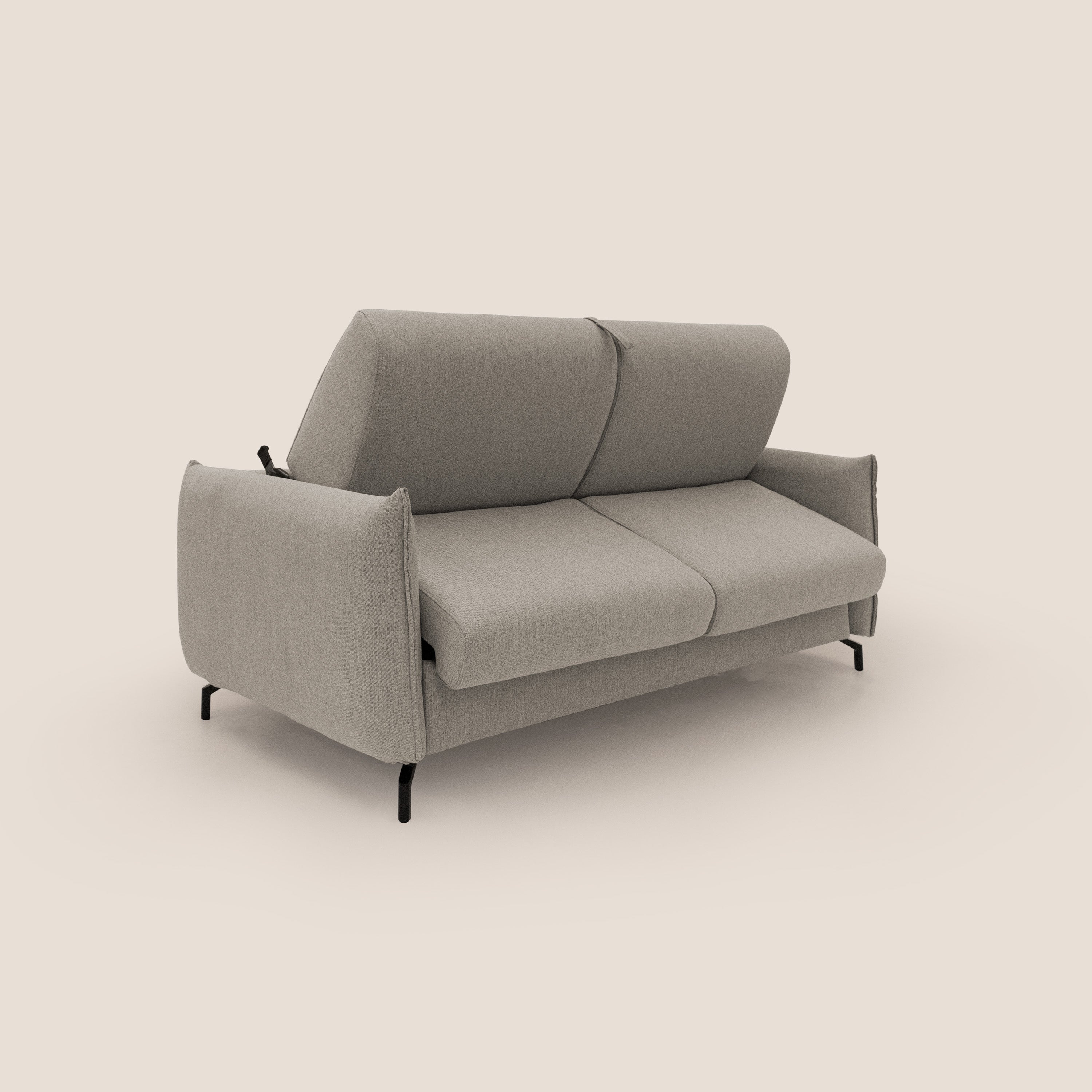 Scarlet canapé convertible en tissu mixte coton imperméable T19 beige