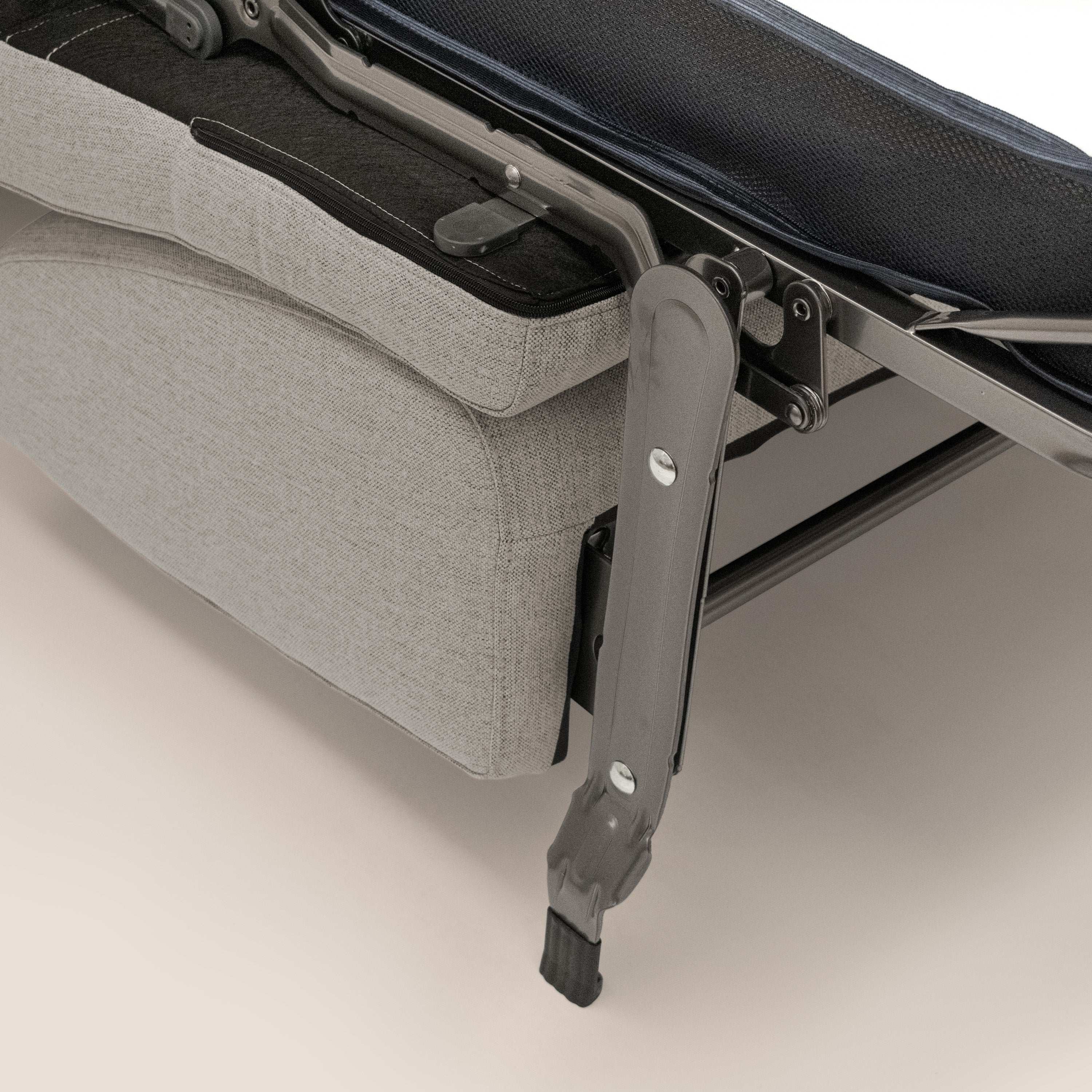 Scarlet canapé convertible en tissu mixte coton imperméable T19 beige