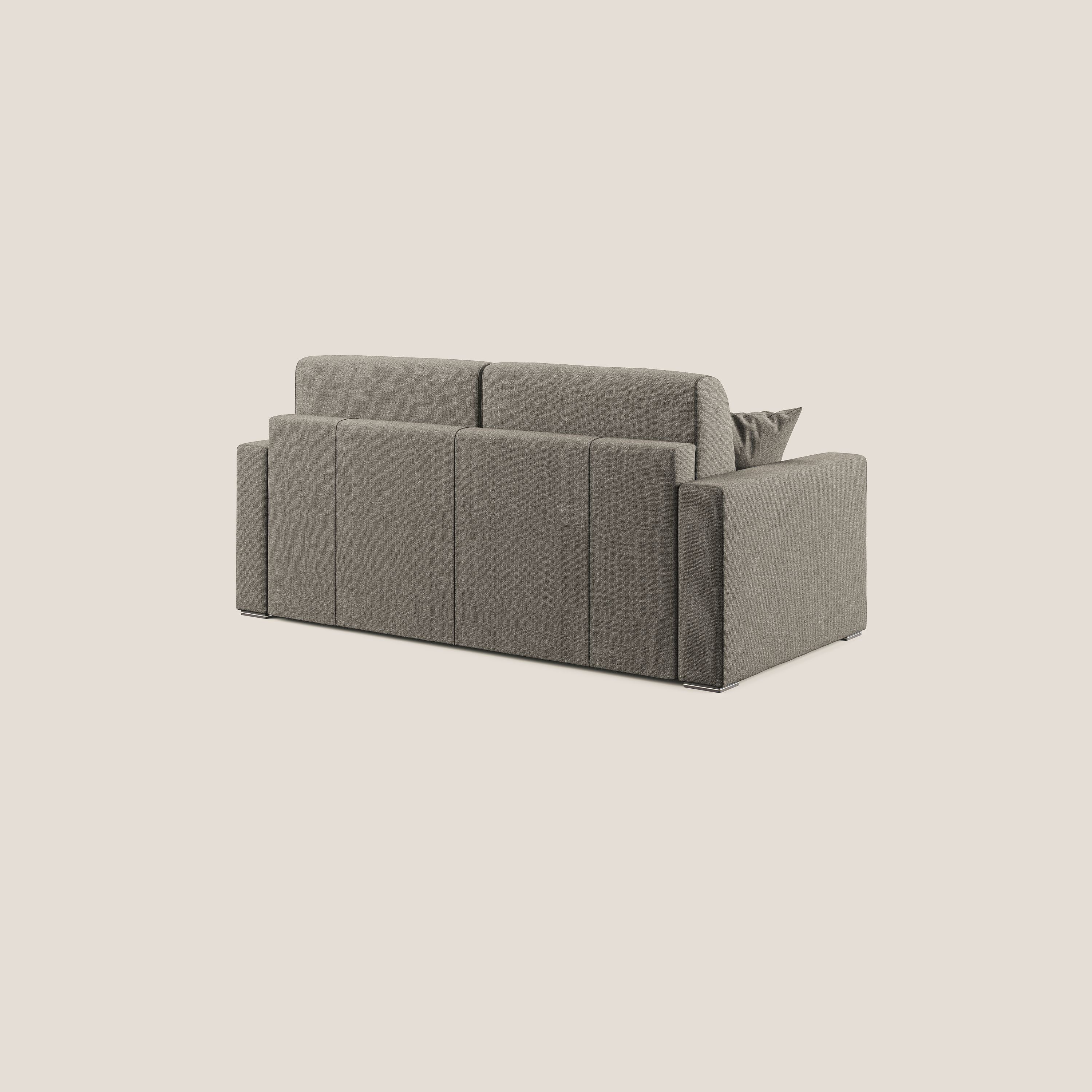 Best Divano letto matrimoniale in tessuto smacchiabile QuickClean T08 tortora - divani.store