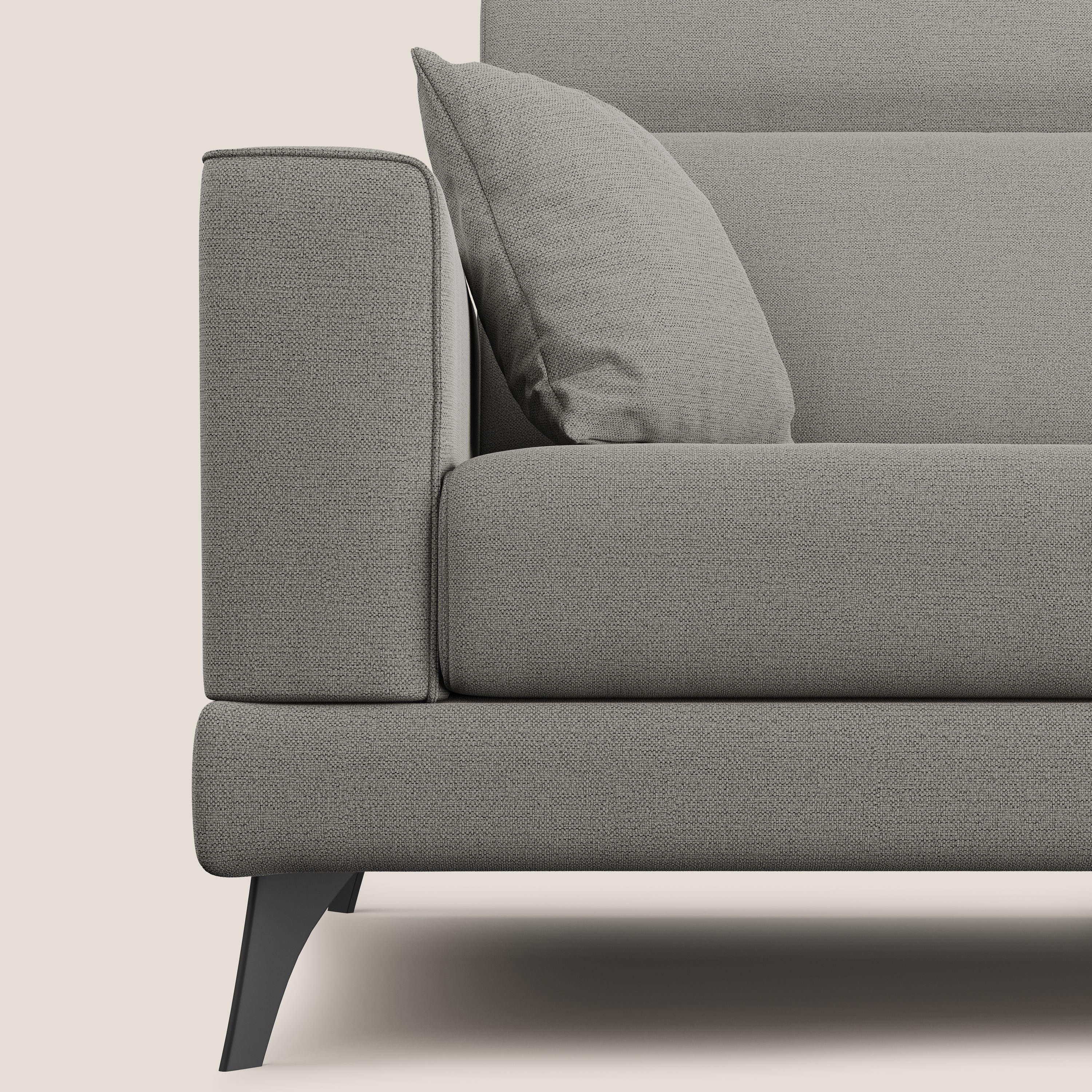 Slide Divano con schienali traslanti e poggiatesta in tessuto simil cotone impermeabile T19 beige - divani.store