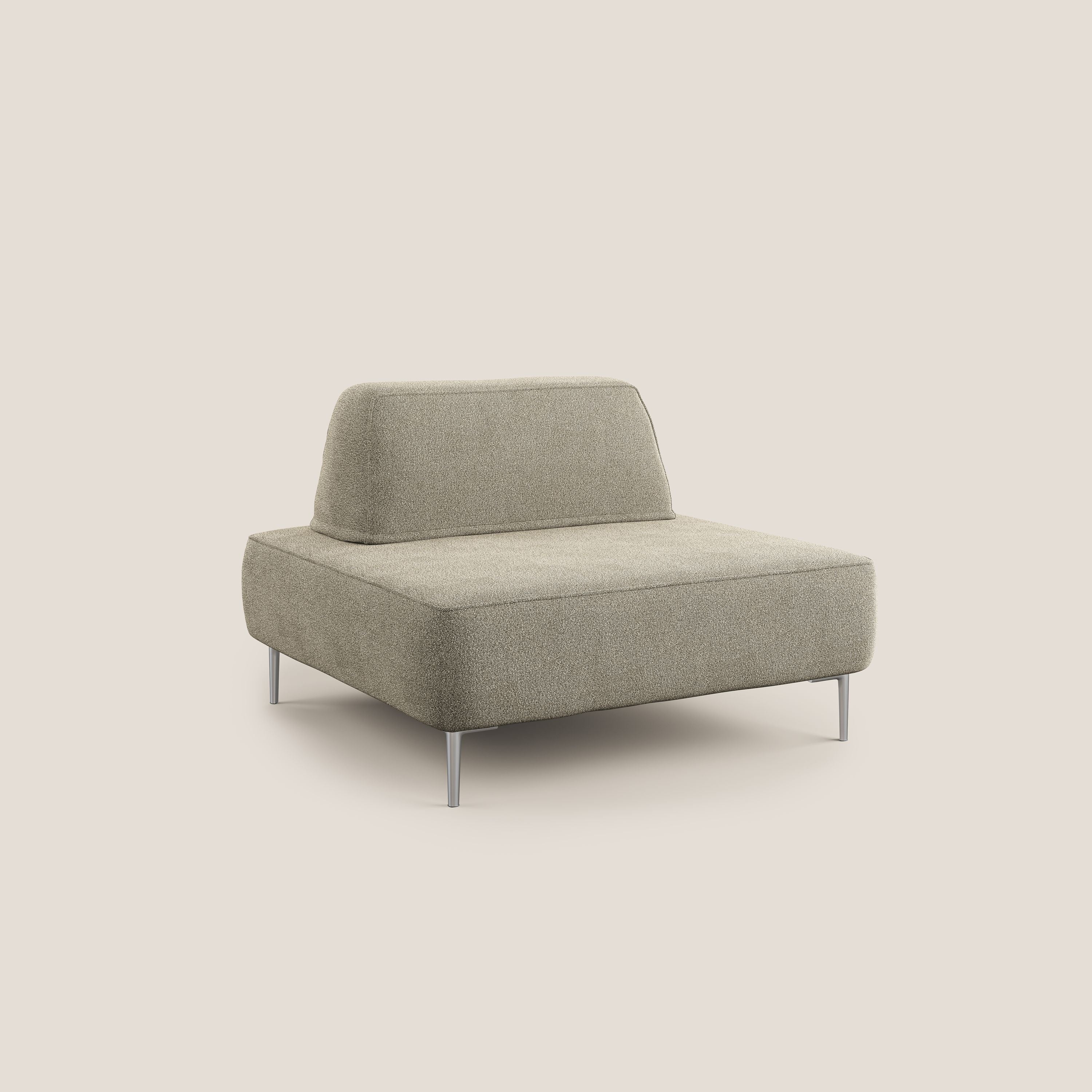 Newton poltrona modulare con schienali movibili T07 beige - divani.store