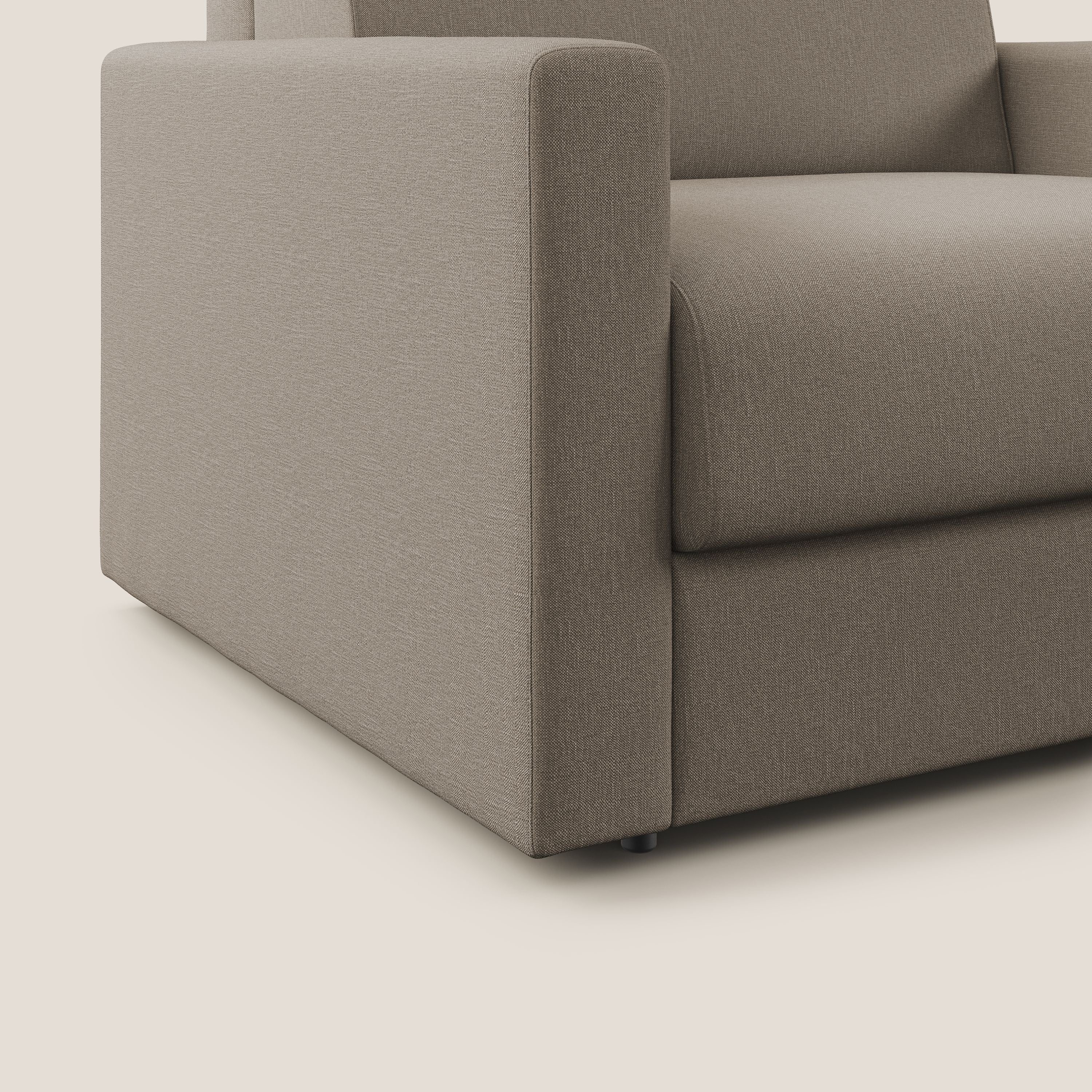 Chris poltrona letto in tessuto impermeabile T13 beige - divani.store
