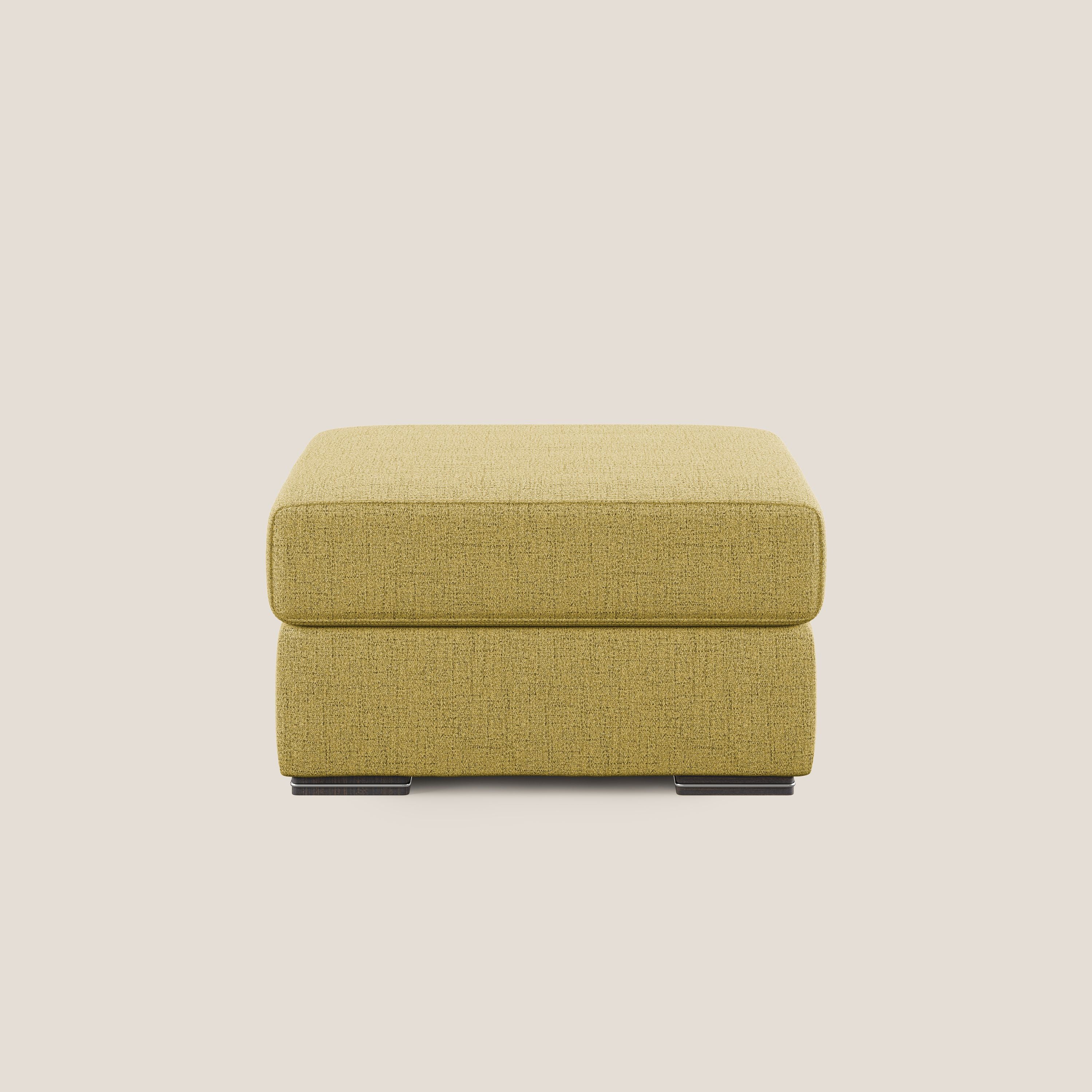 Sun pouf apribile contenitore in tessuto impermeabile fiammato T03 giallo - divani.store