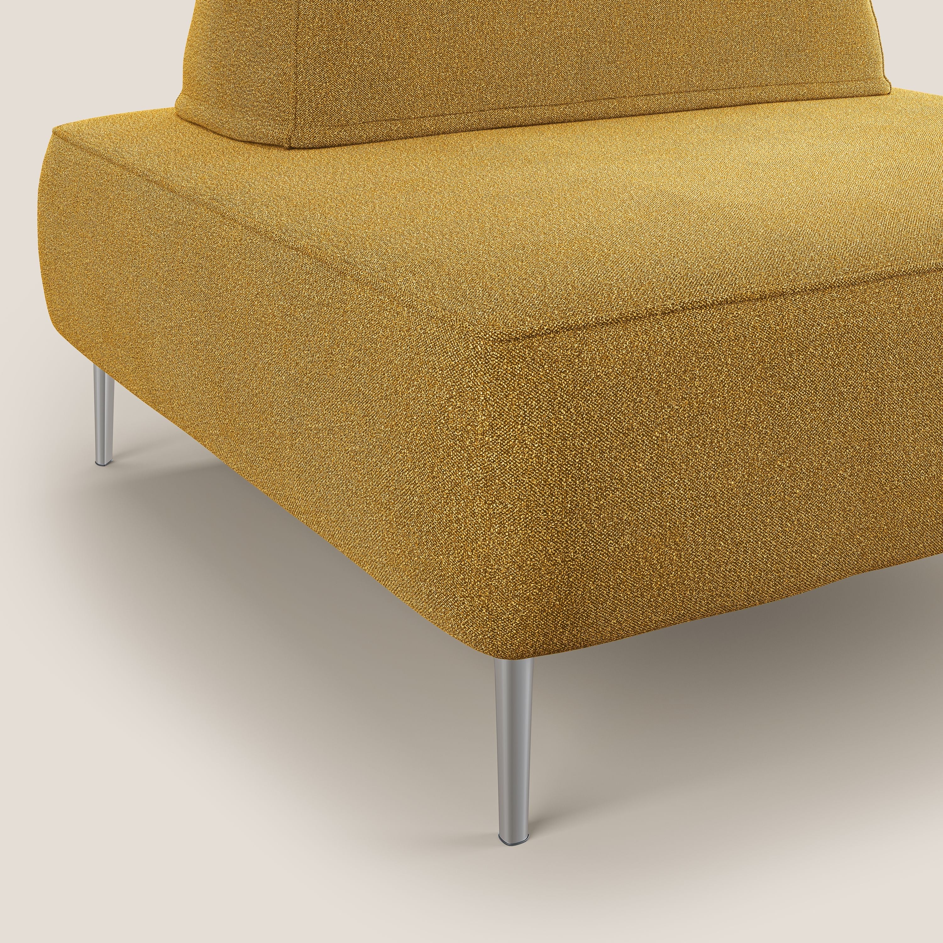 Newton poltrona modulare con schienali movibili T07 giallo - divani.store