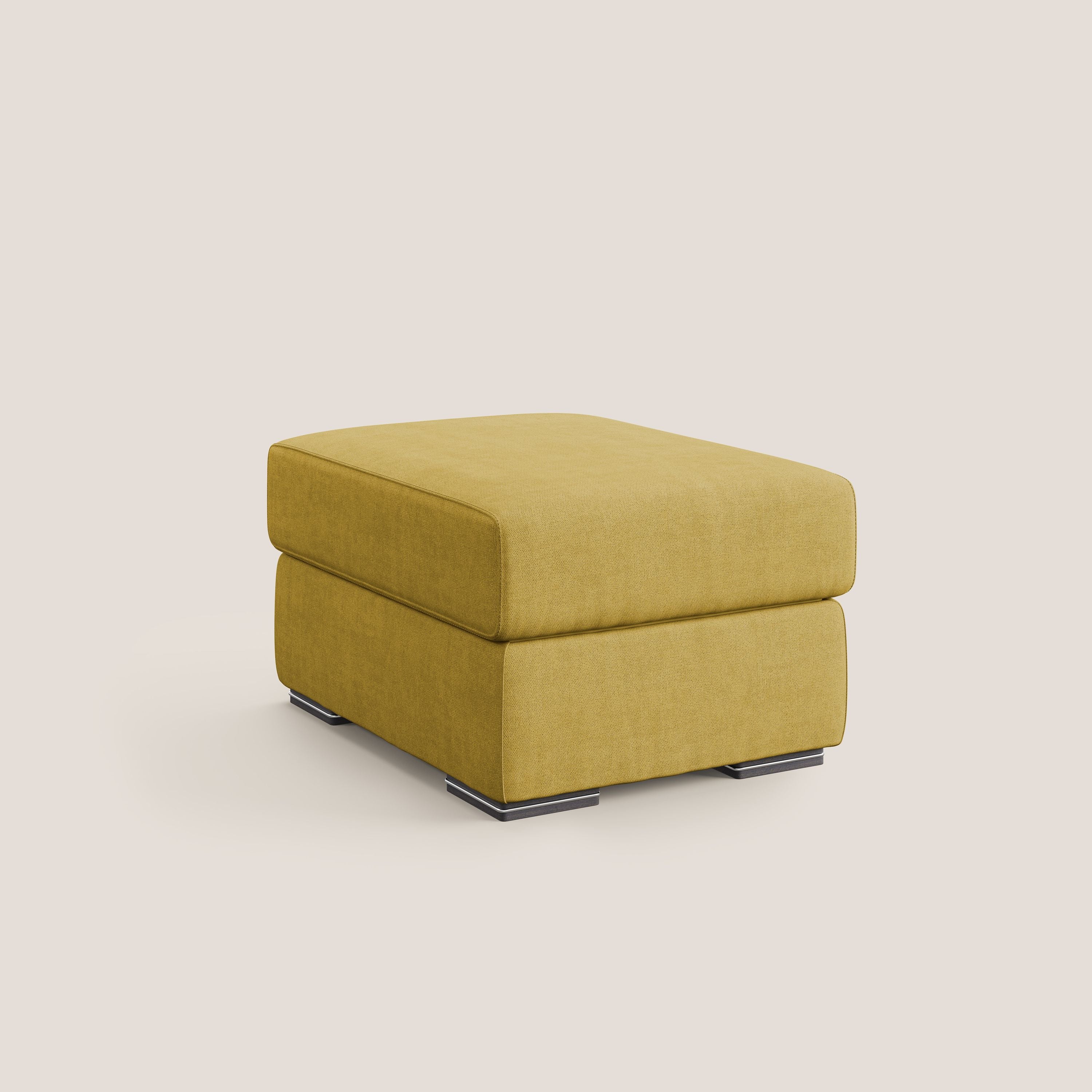 Sun pouf apribile contenitore in tessuto impermeabile T02 giallo - divani.store