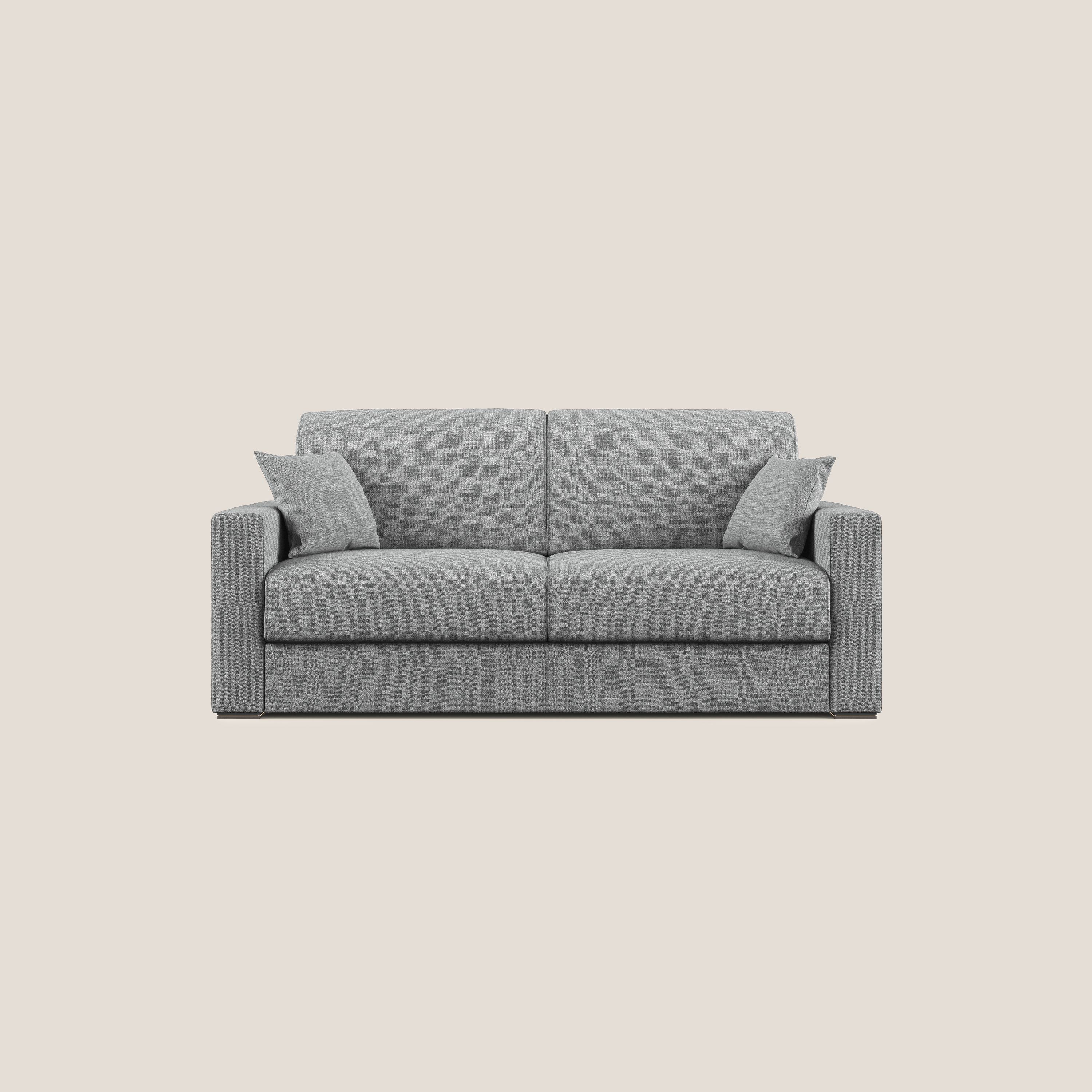 Best Divano letto matrimoniale in tessuto smacchiabile QuickClean T08 grigio - divani.store