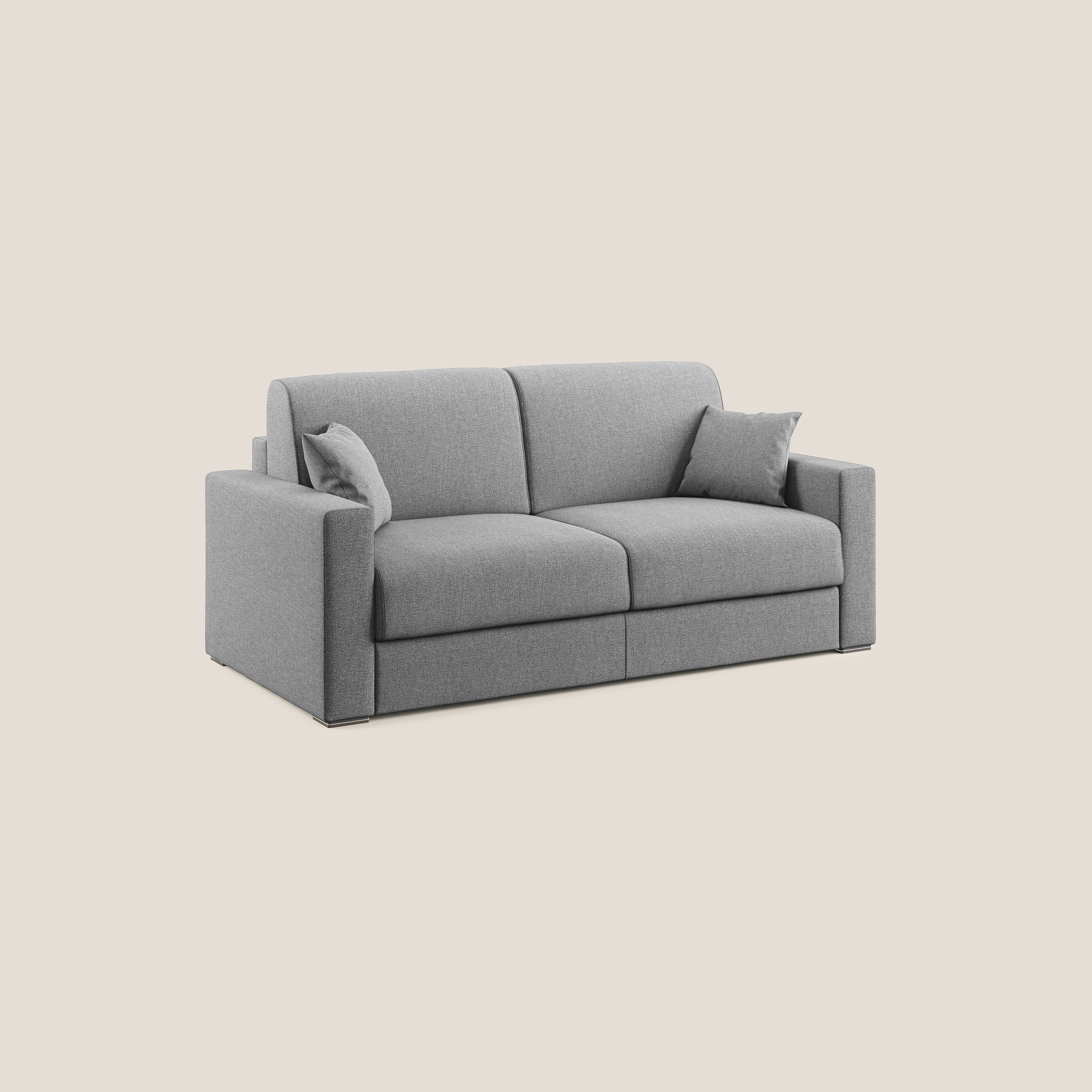 Best Divano letto matrimoniale in tessuto smacchiabile QuickClean T08 grigio - divani.store
