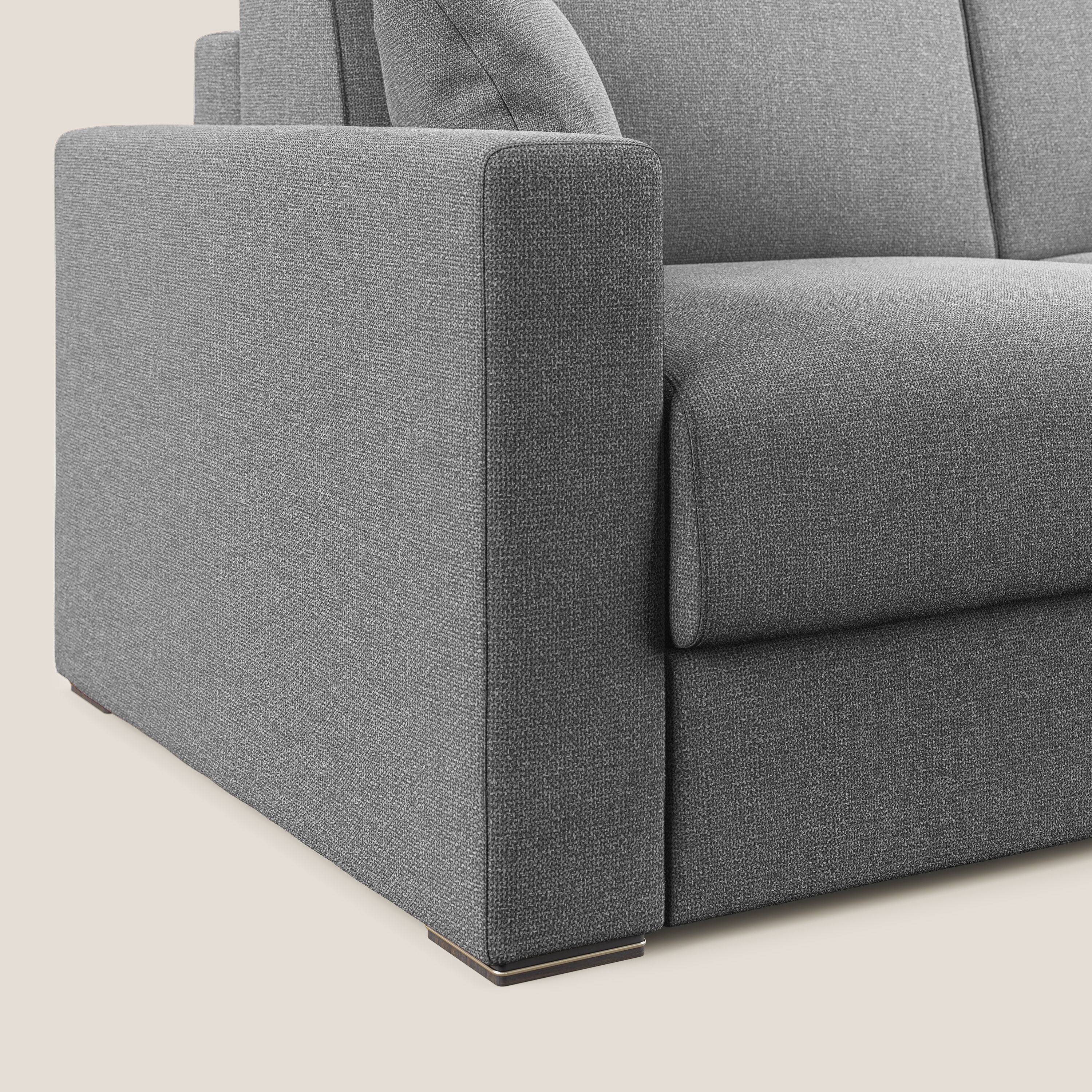 Best Divano letto matrimoniale in tessuto smacchiabile QuickClean T08 grigio - divani.store
