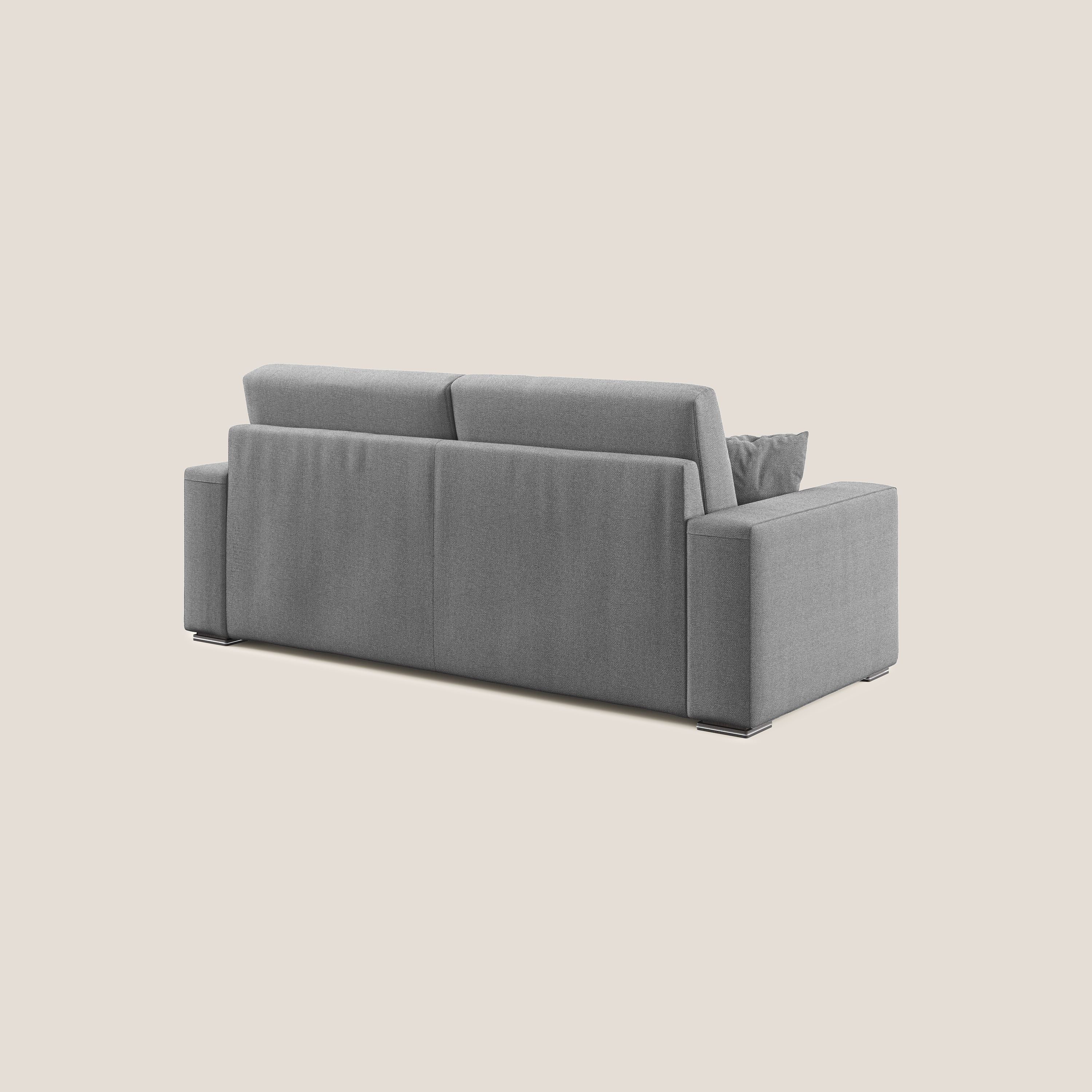 Marte divano in tessuto smacchiabile impermeabile T08 grigio - divani.store
