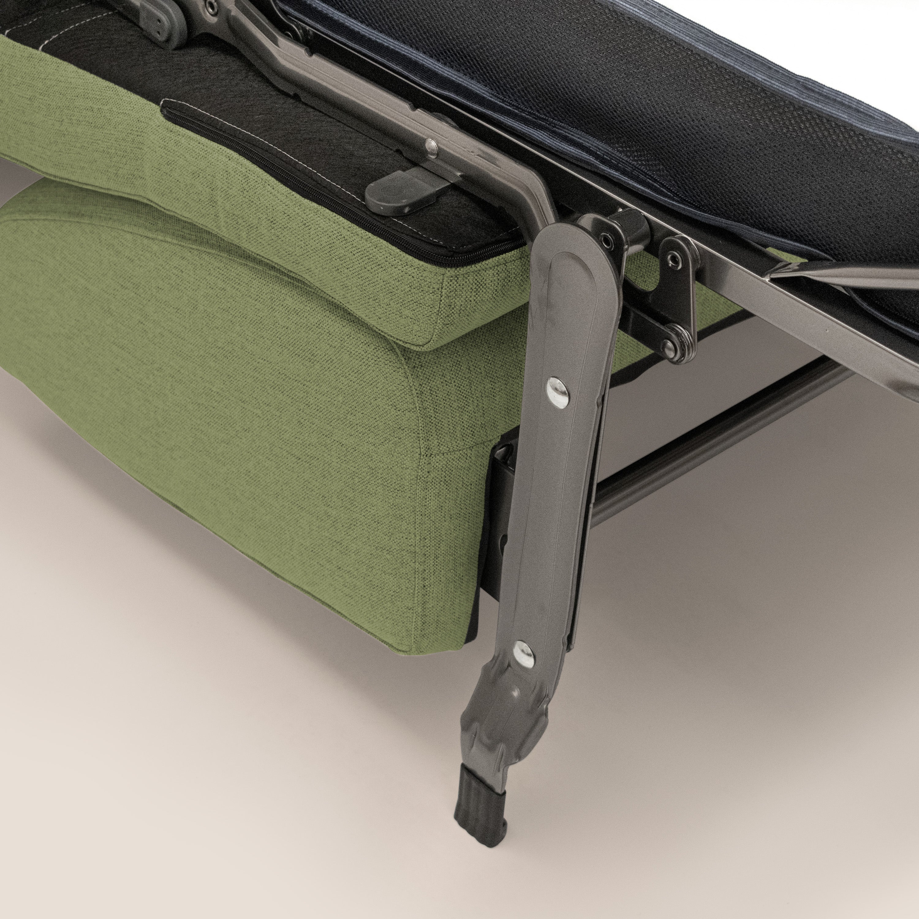 Scarlet canapé convertible en tissu mixte coton imperméable T19 vert