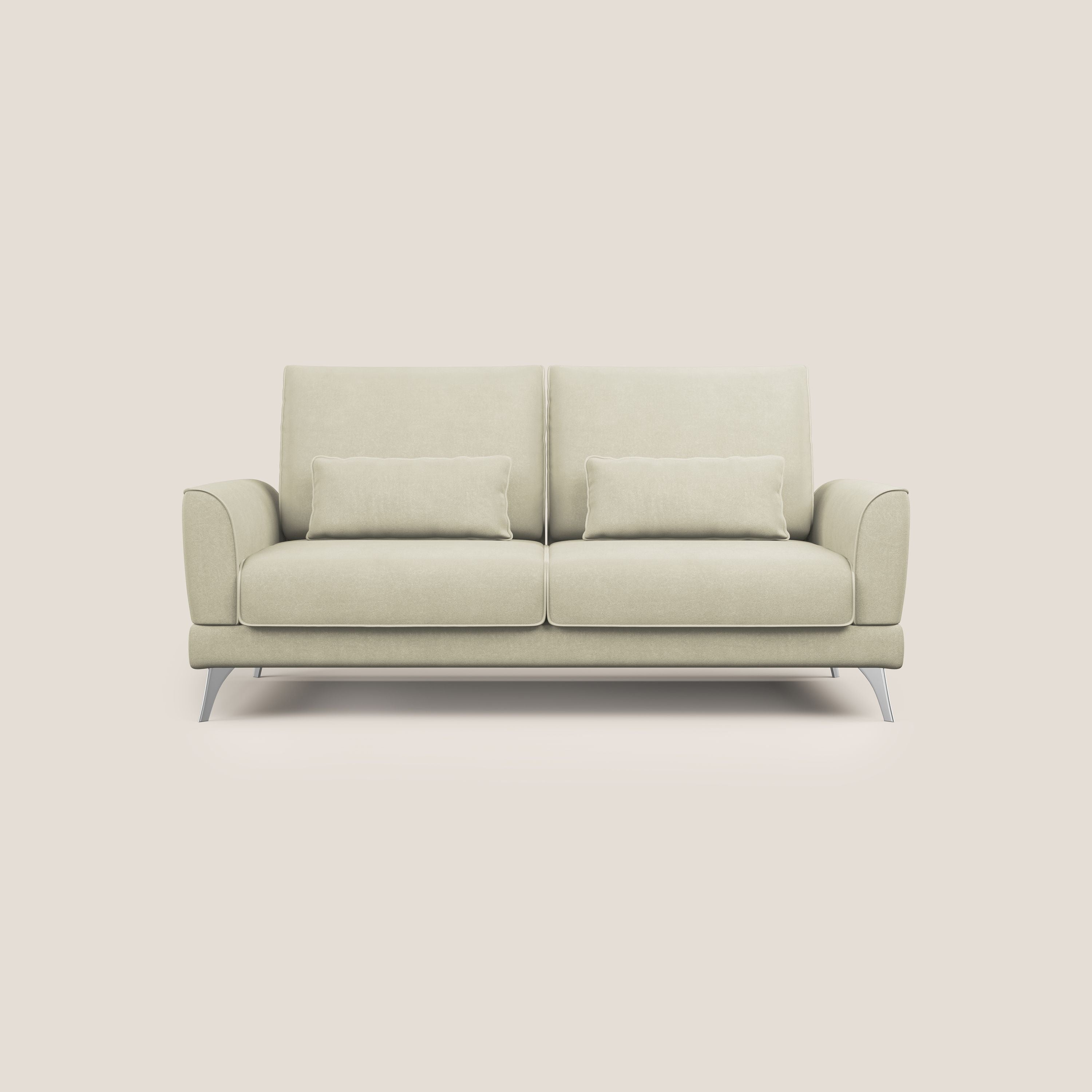 Tommy Divano relax con schienali traslanti in microfibra smacchiabile T11 panna - divani.store