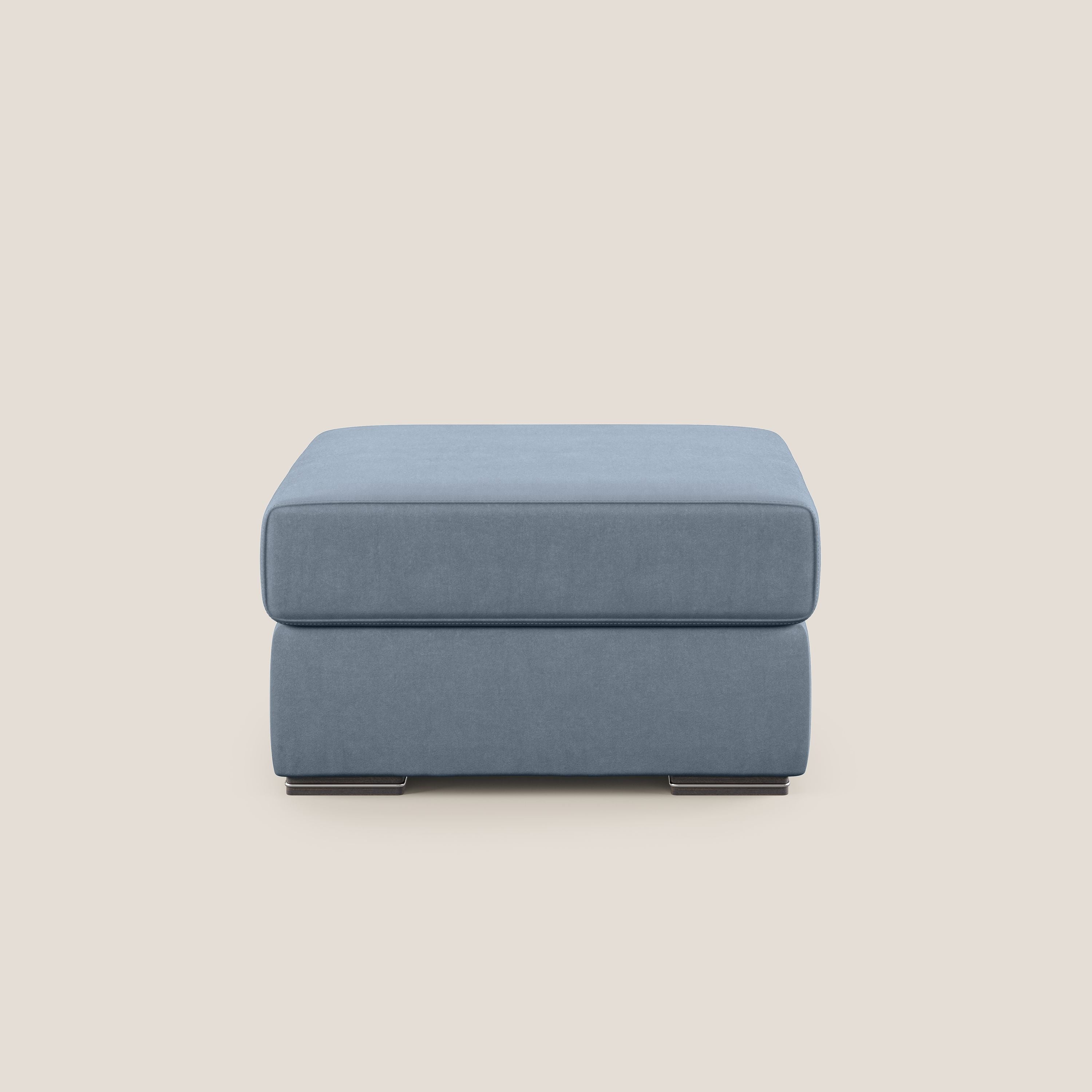 Sun pouf apribile contenitore in microfibra smacchiabile T11 carta da zucchero - divani.store