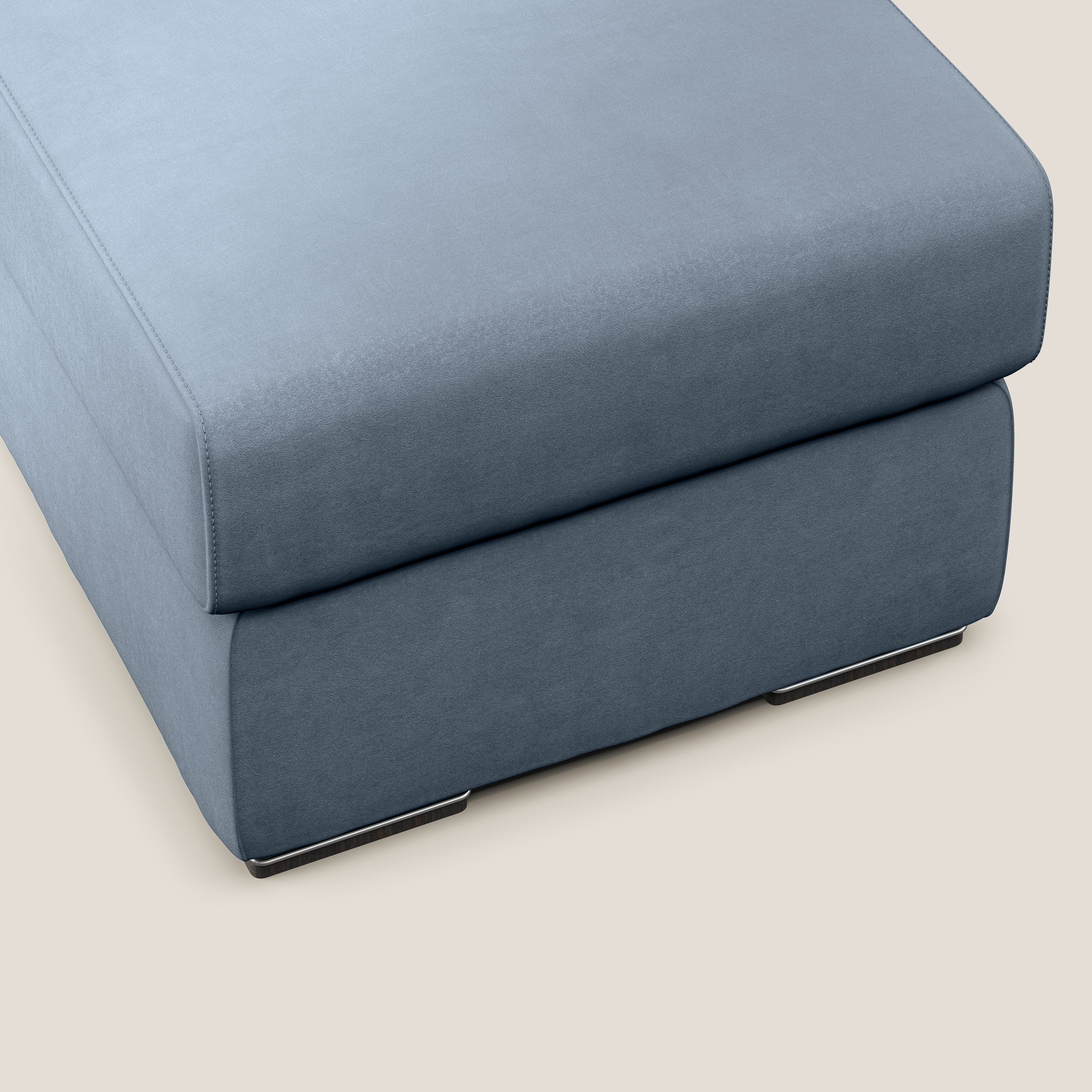 Sun pouf apribile contenitore in microfibra smacchiabile T11 carta da zucchero - divani.store