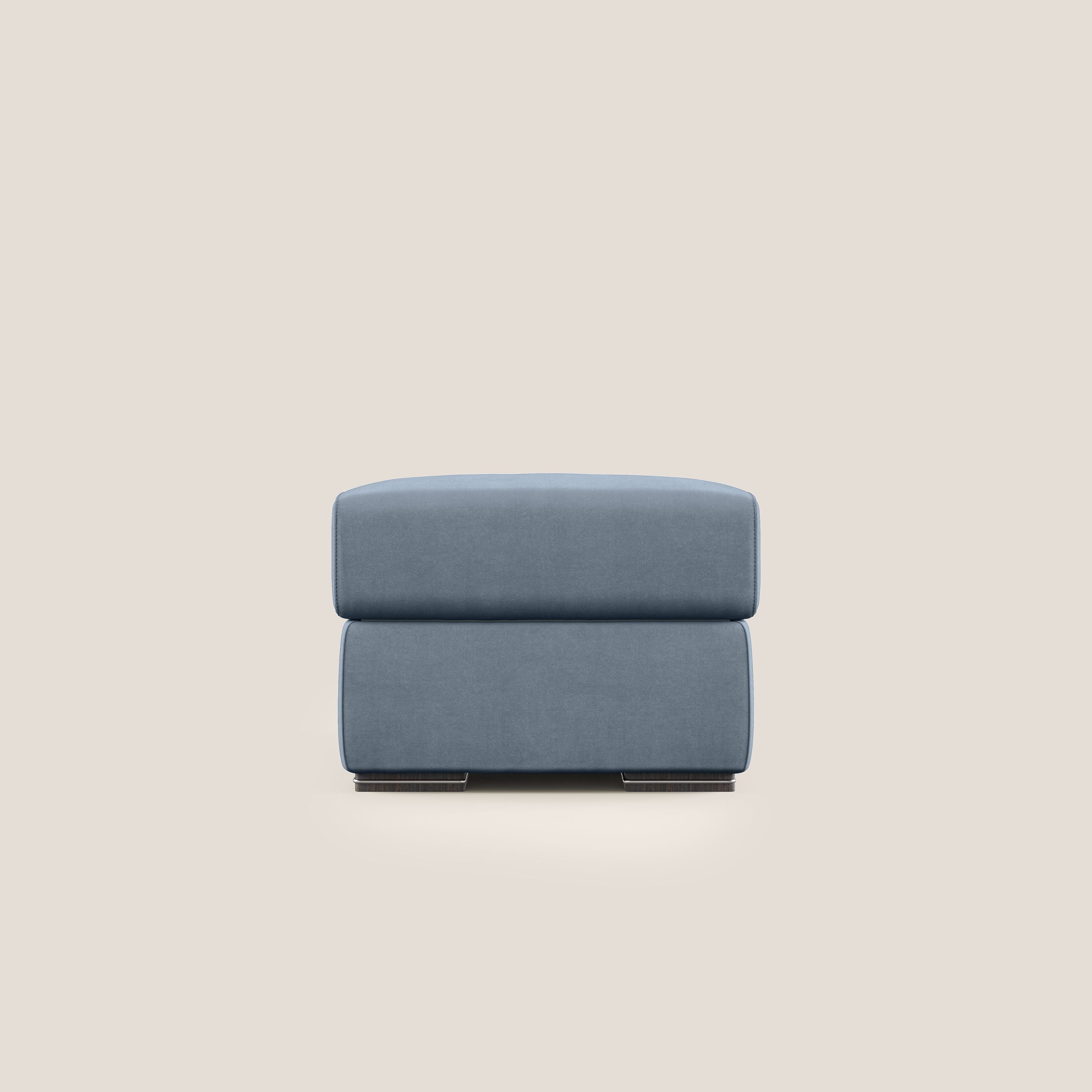 Sun pouf apribile contenitore in microfibra smacchiabile T11 carta da zucchero - divani.store