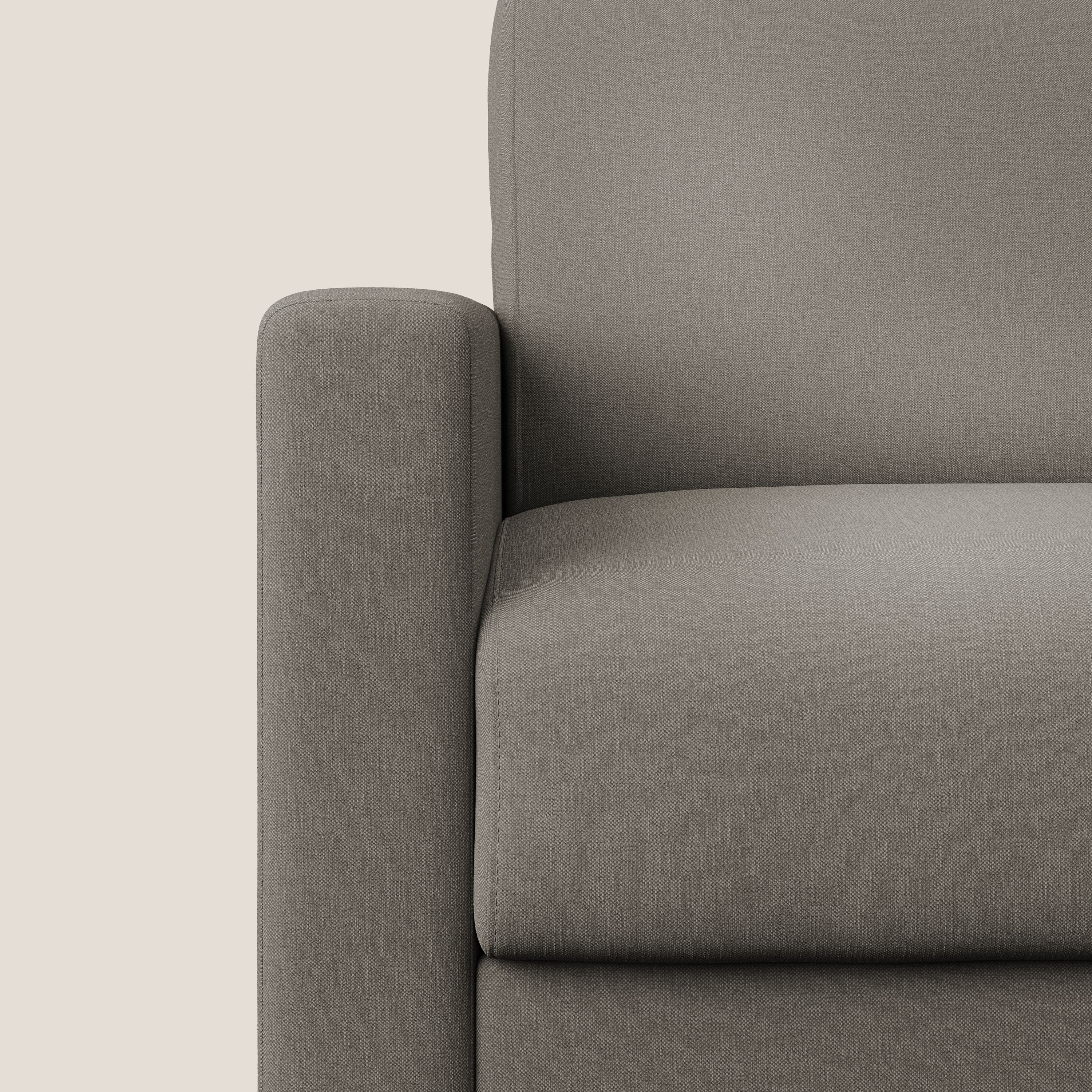 Chris poltrona letto in tessuto impermeabile T13 tortora - divani.store