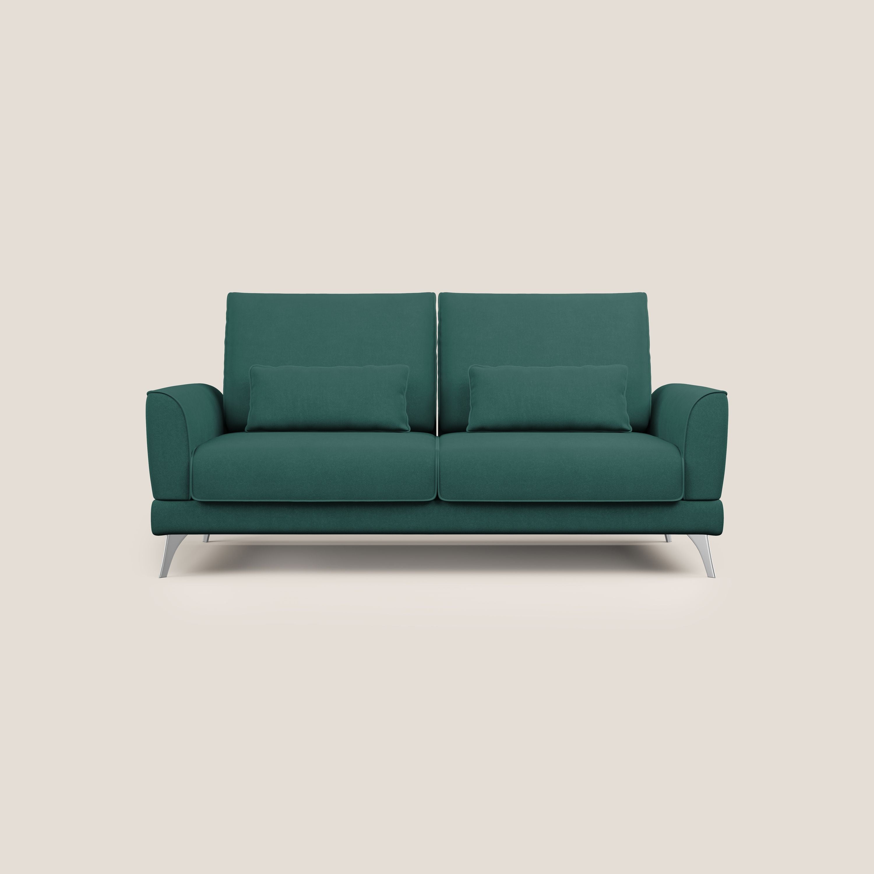 Tommy Divano relax con schienali traslanti in microfibra smacchiabile T11 petrolio - divani.store