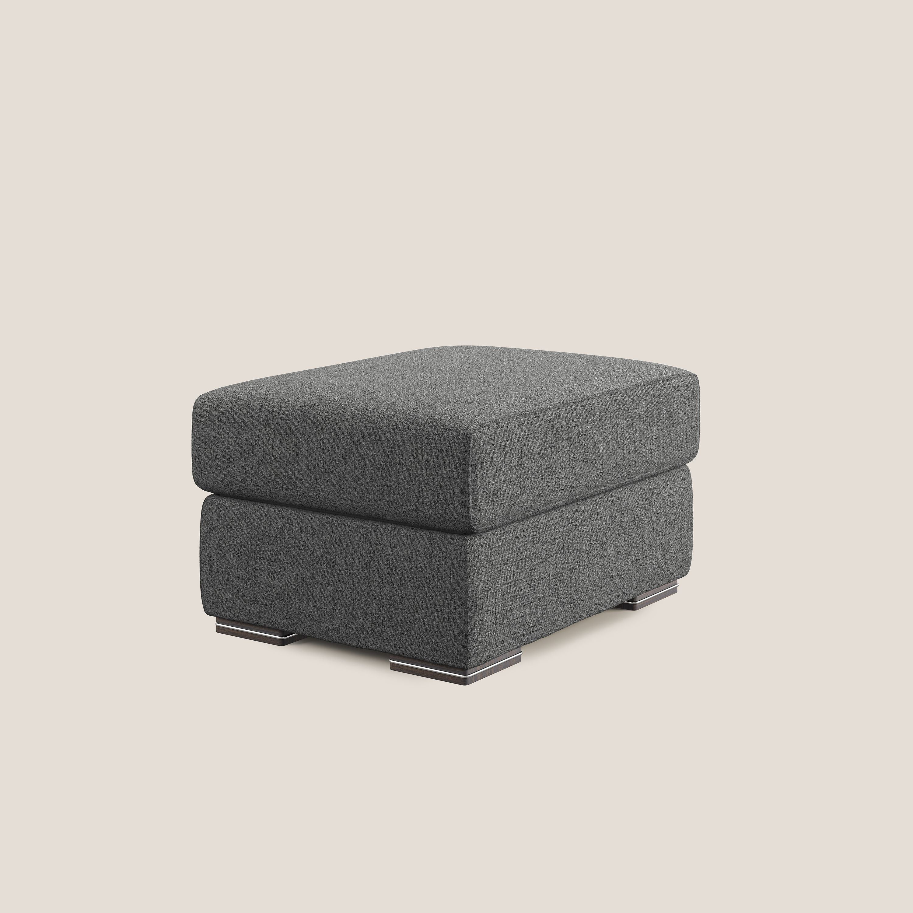 Sun pouf apribile contenitore in tessuto impermeabile fiammato T03 grigio - divani.store