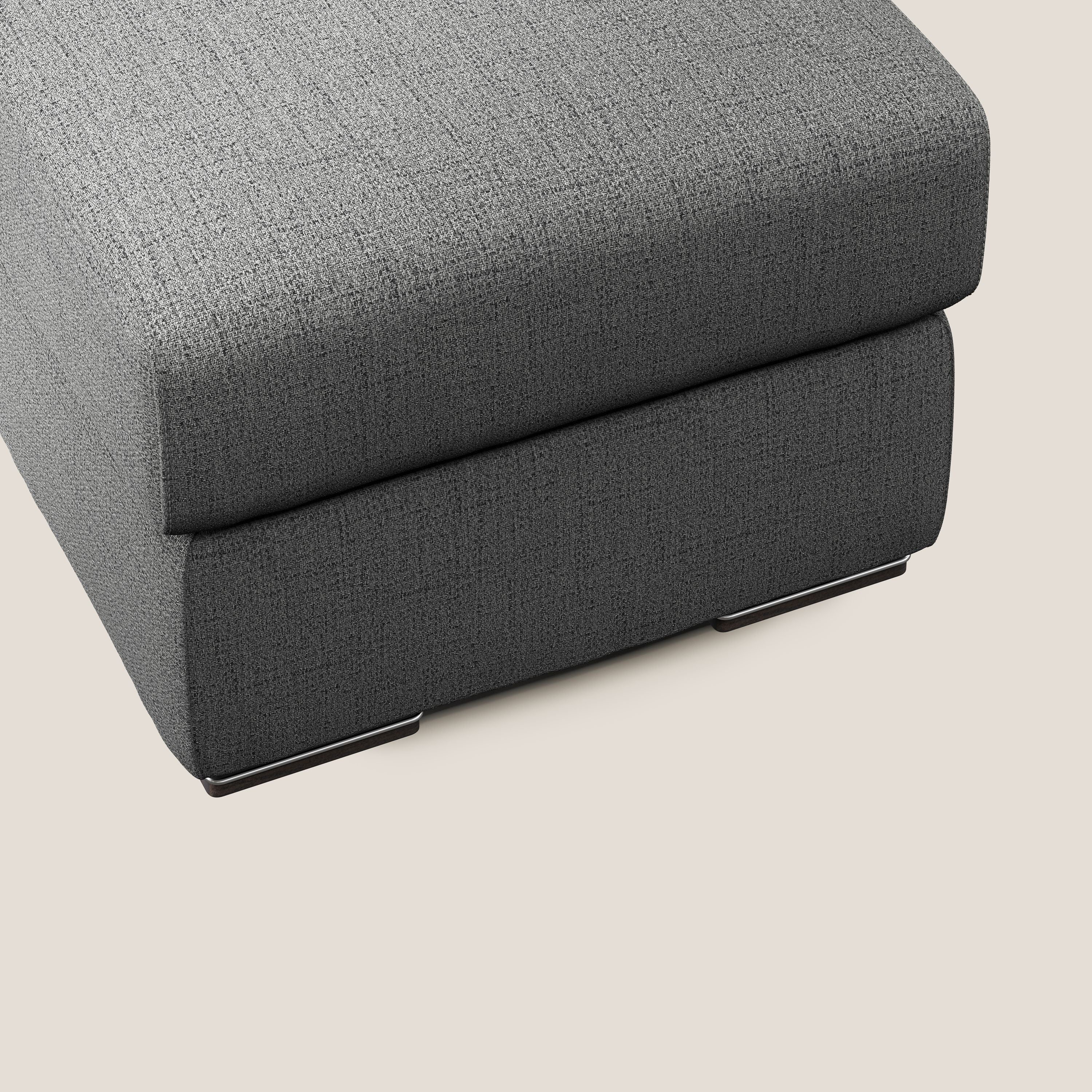 Sun pouf apribile contenitore in tessuto impermeabile fiammato T03 grigio - divani.store
