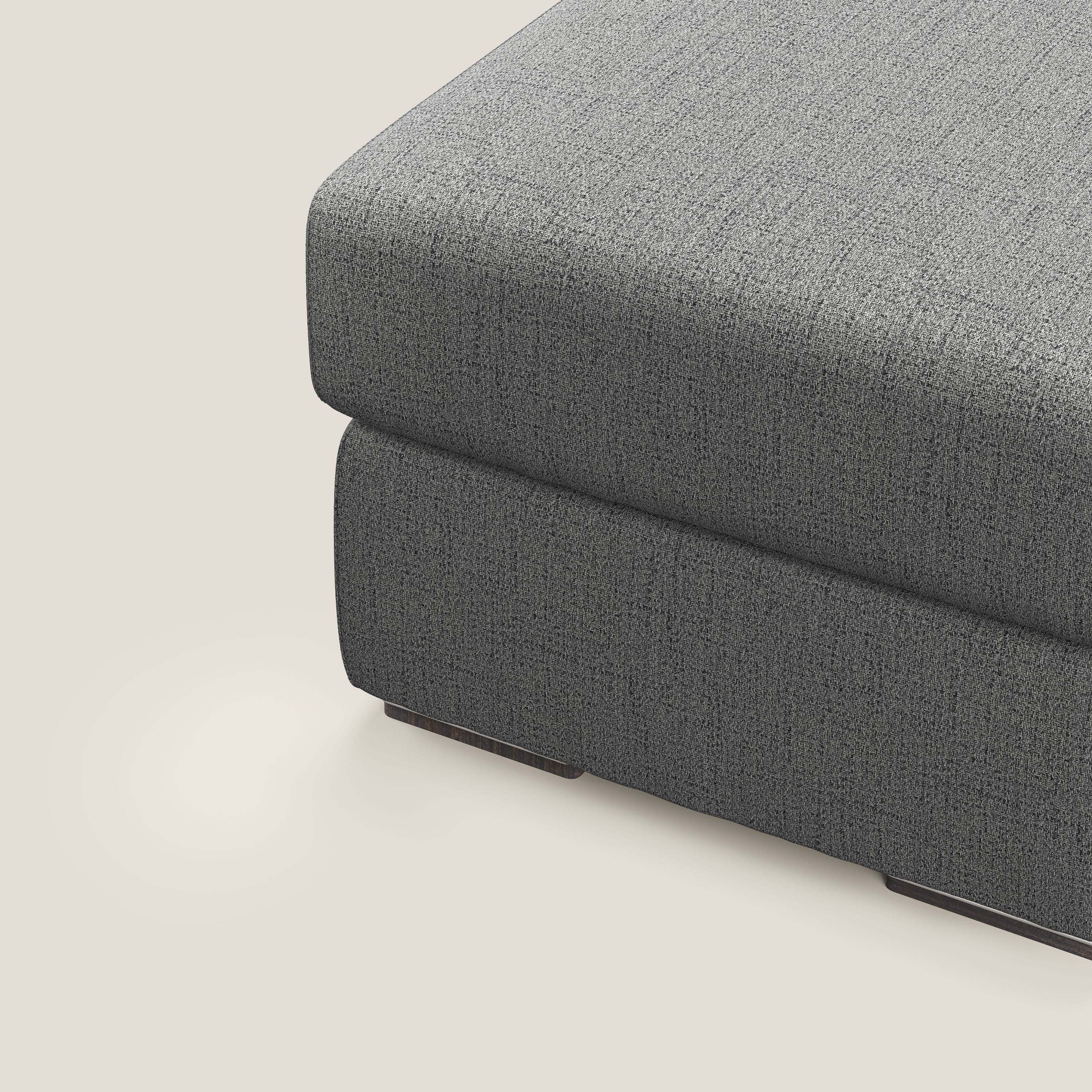 Sun pouf apribile contenitore in tessuto impermeabile fiammato T03 grigio - divani.store