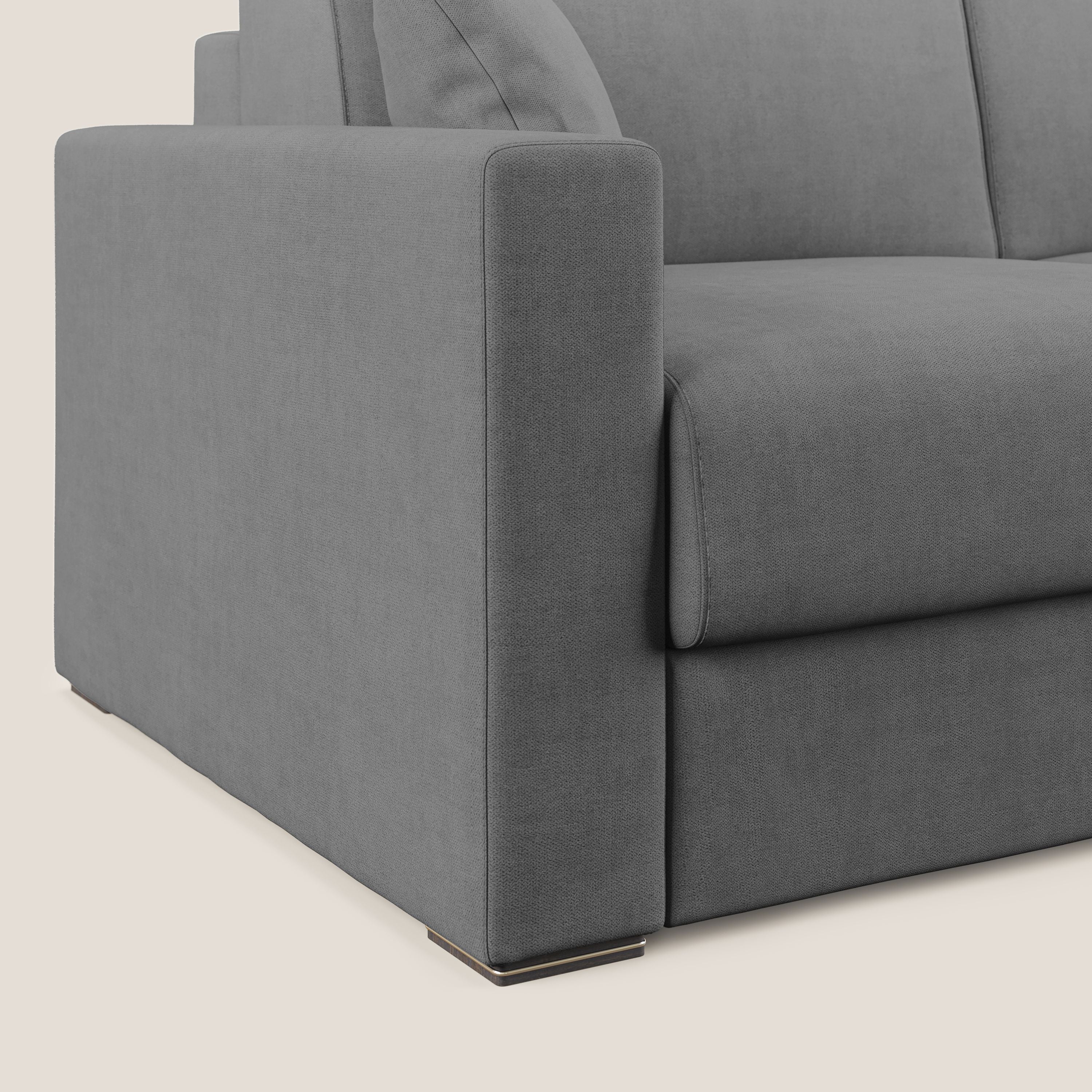 Best Divano letto matrimoniale in tessuto impermeabile T02 grigio - divani.store