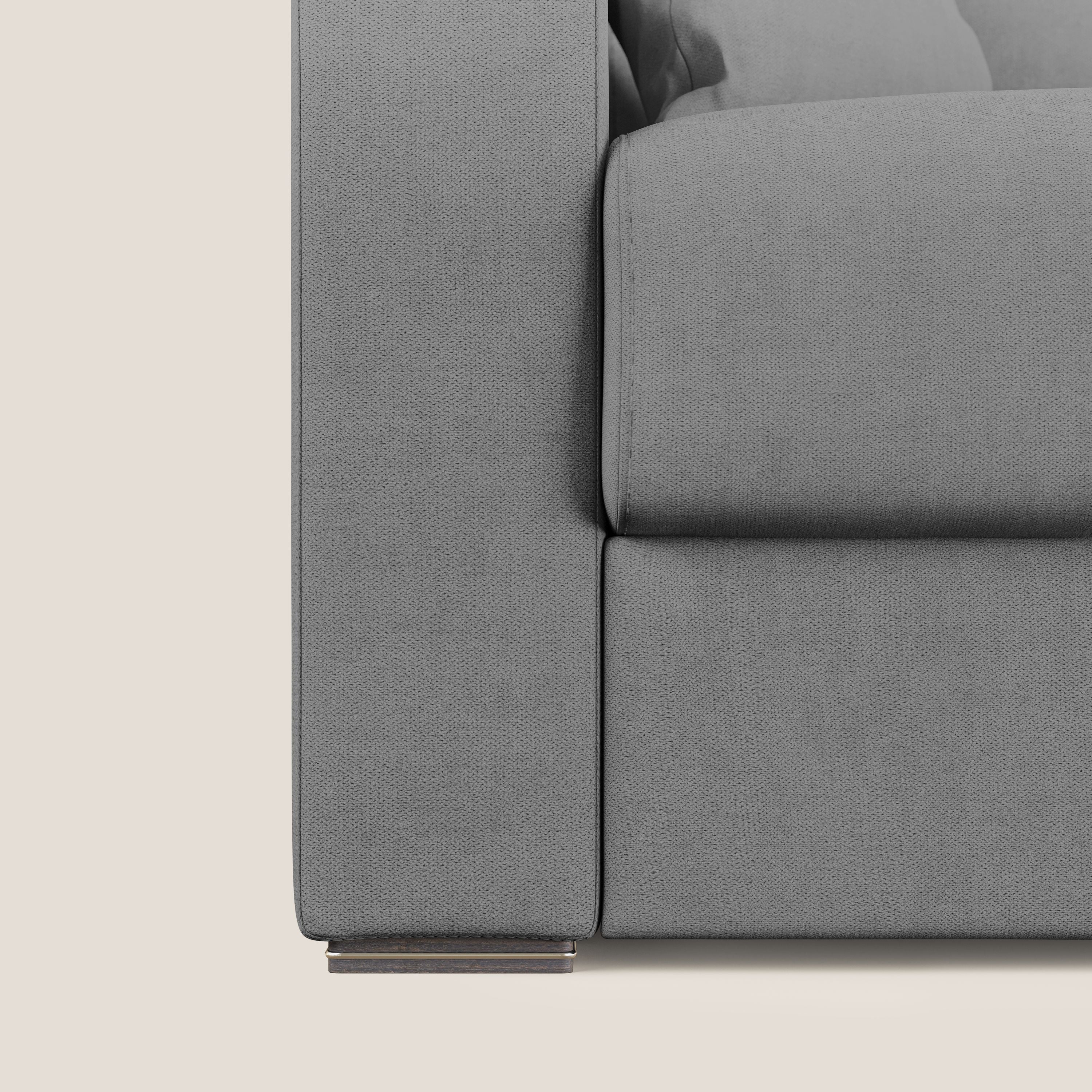 Best Divano letto angolare in tessuto impermeabile T02 grigio - divani.store