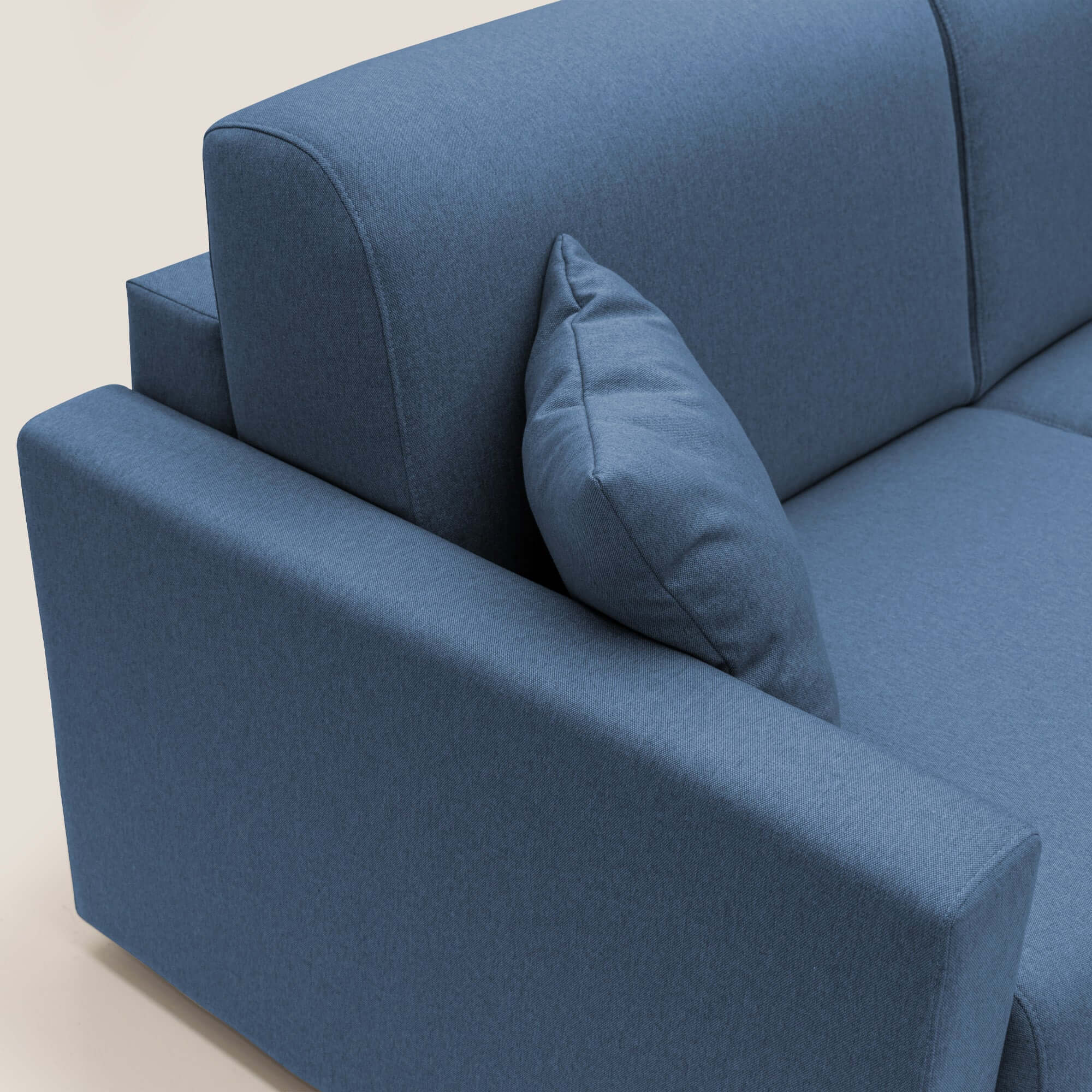 Chris Divano letto matrimoniale in tessuto impermeabile T13 blu - divani.store