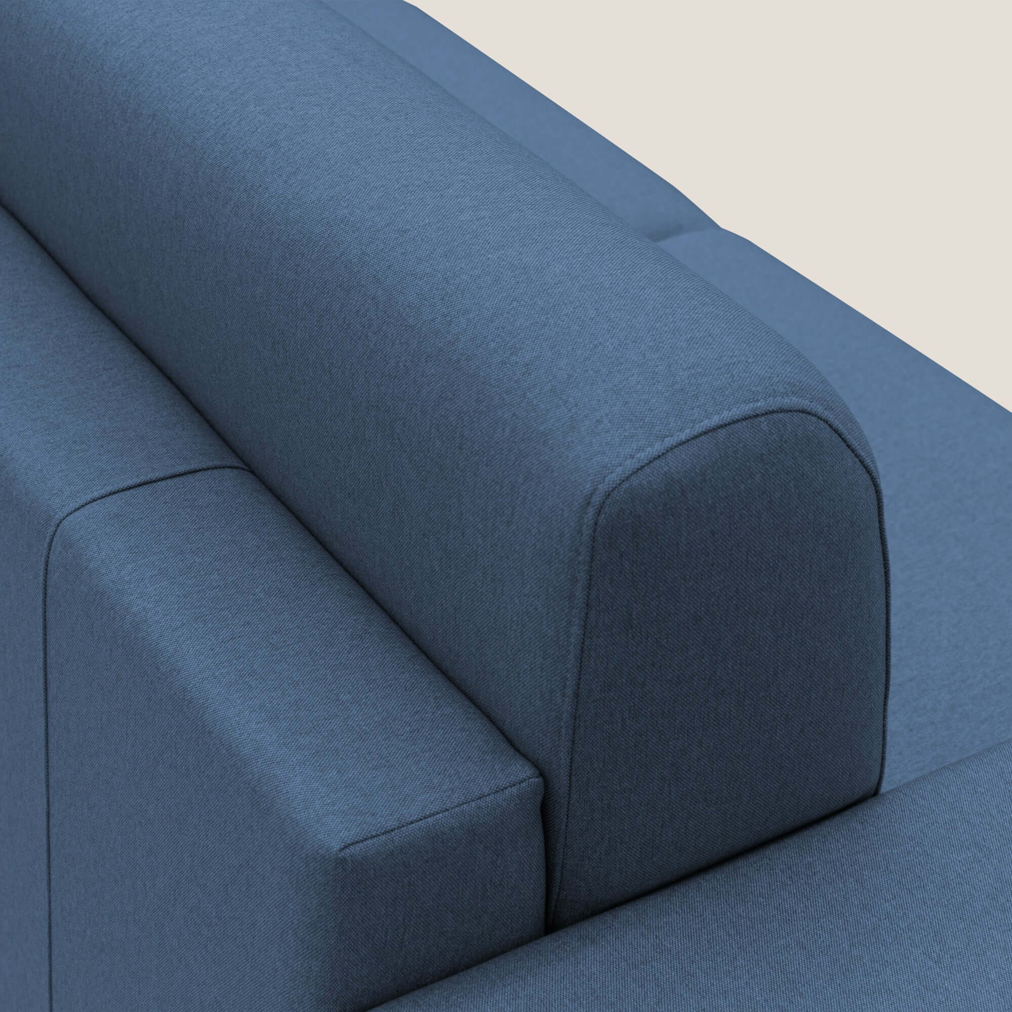 Chris Divano letto matrimoniale in tessuto impermeabile T13 blu - divani.store