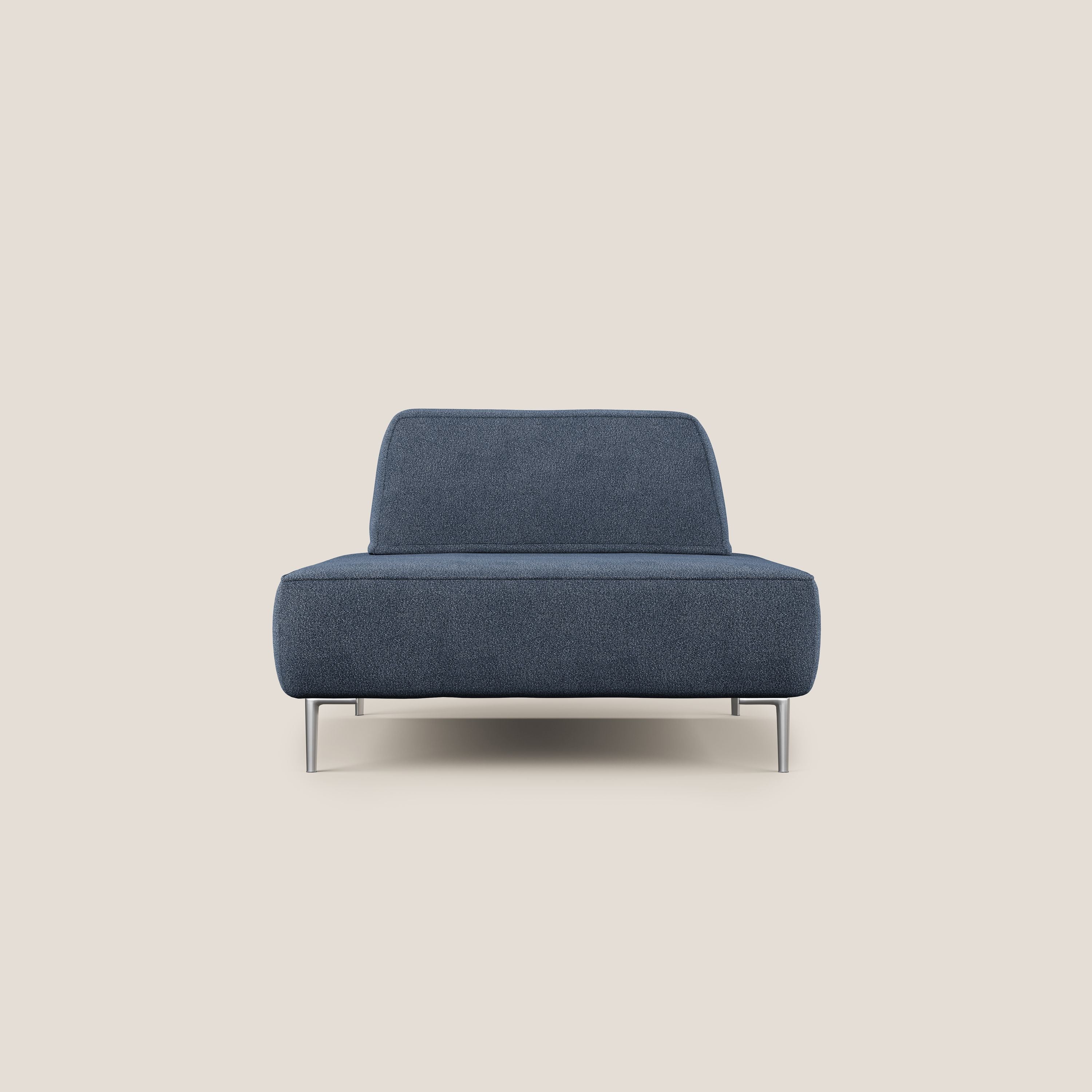 Newton poltrona modulare con schienali movibili T07 blu - divani.store