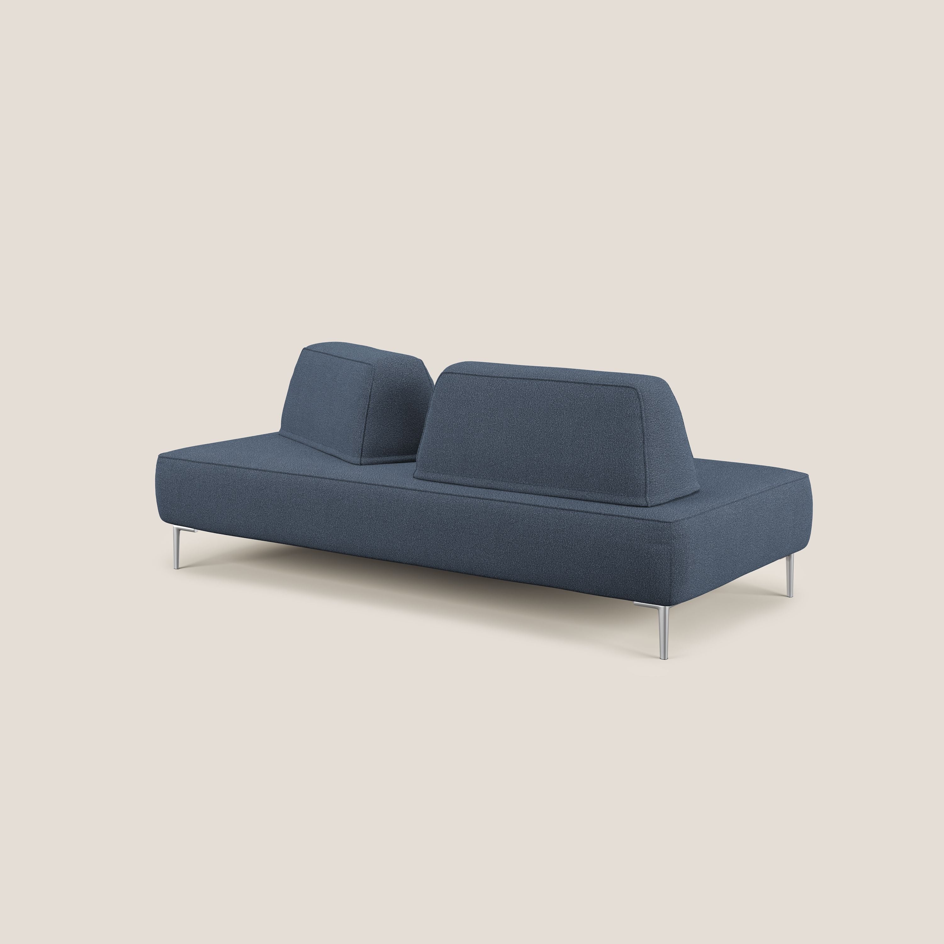 Newton divano modulare con schienali movibili T07 blu - divani.store