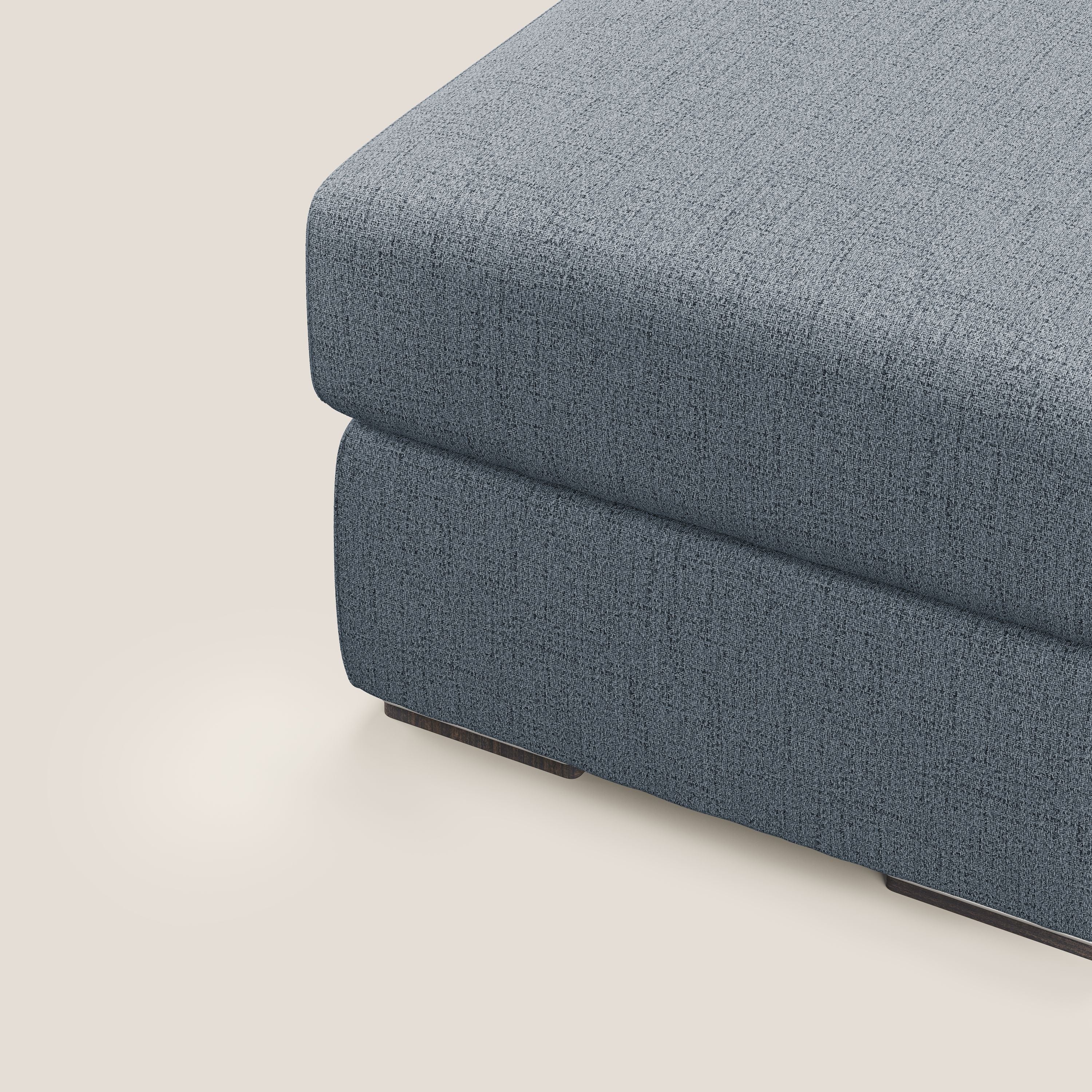 Sun pouf apribile contenitore in tessuto impermeabile fiammato T03 blu - divani.store