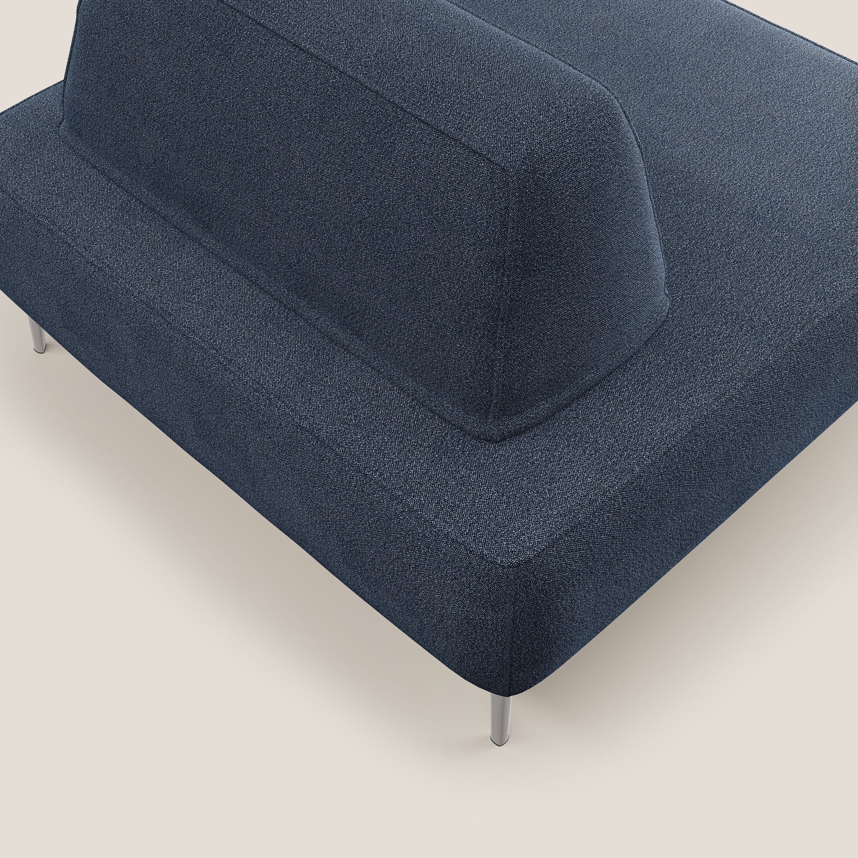 Newton poltrona modulare con schienali movibili T07 blu - divani.store