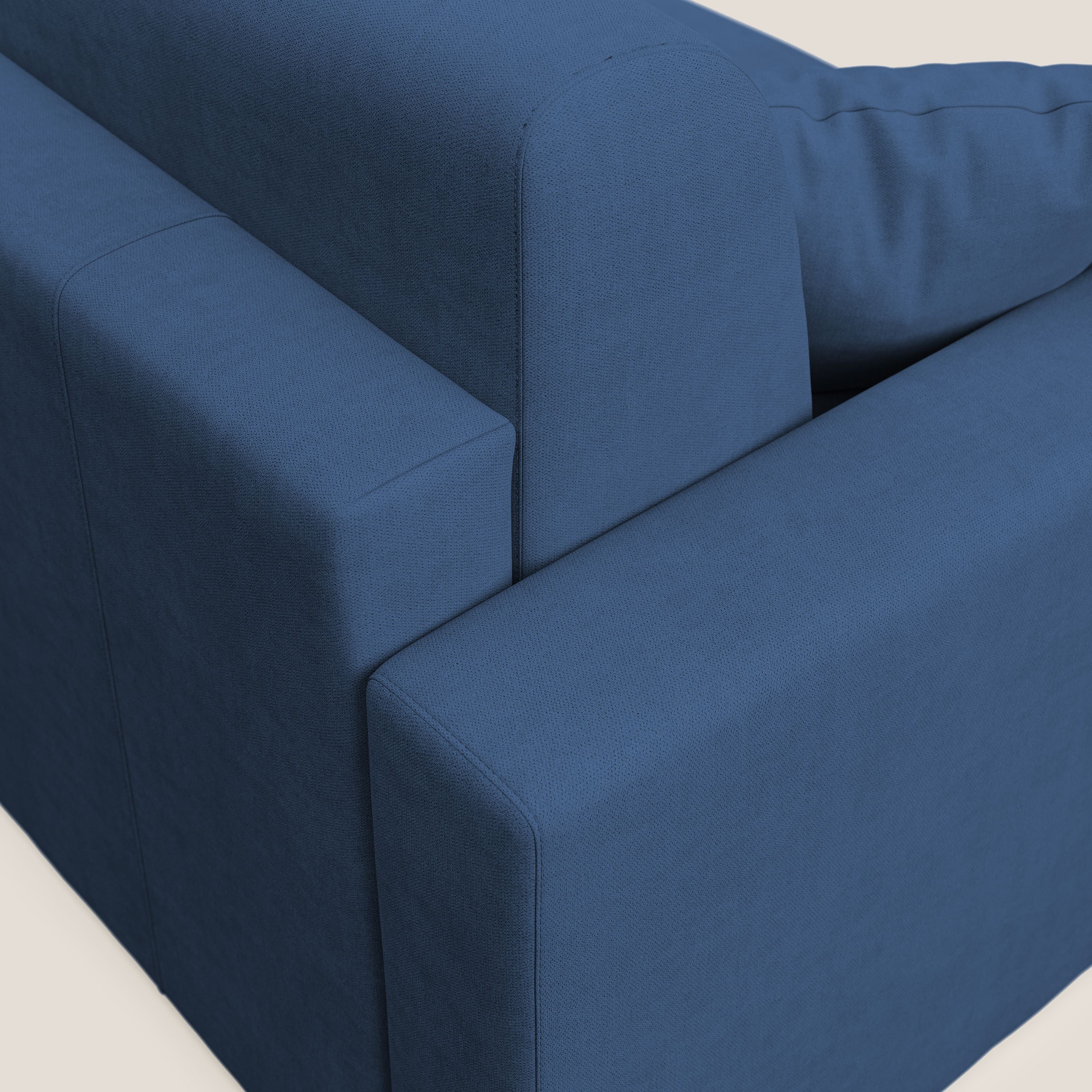 Best Divano letto matrimoniale in tessuto impermeabile T02 blu - divani.store