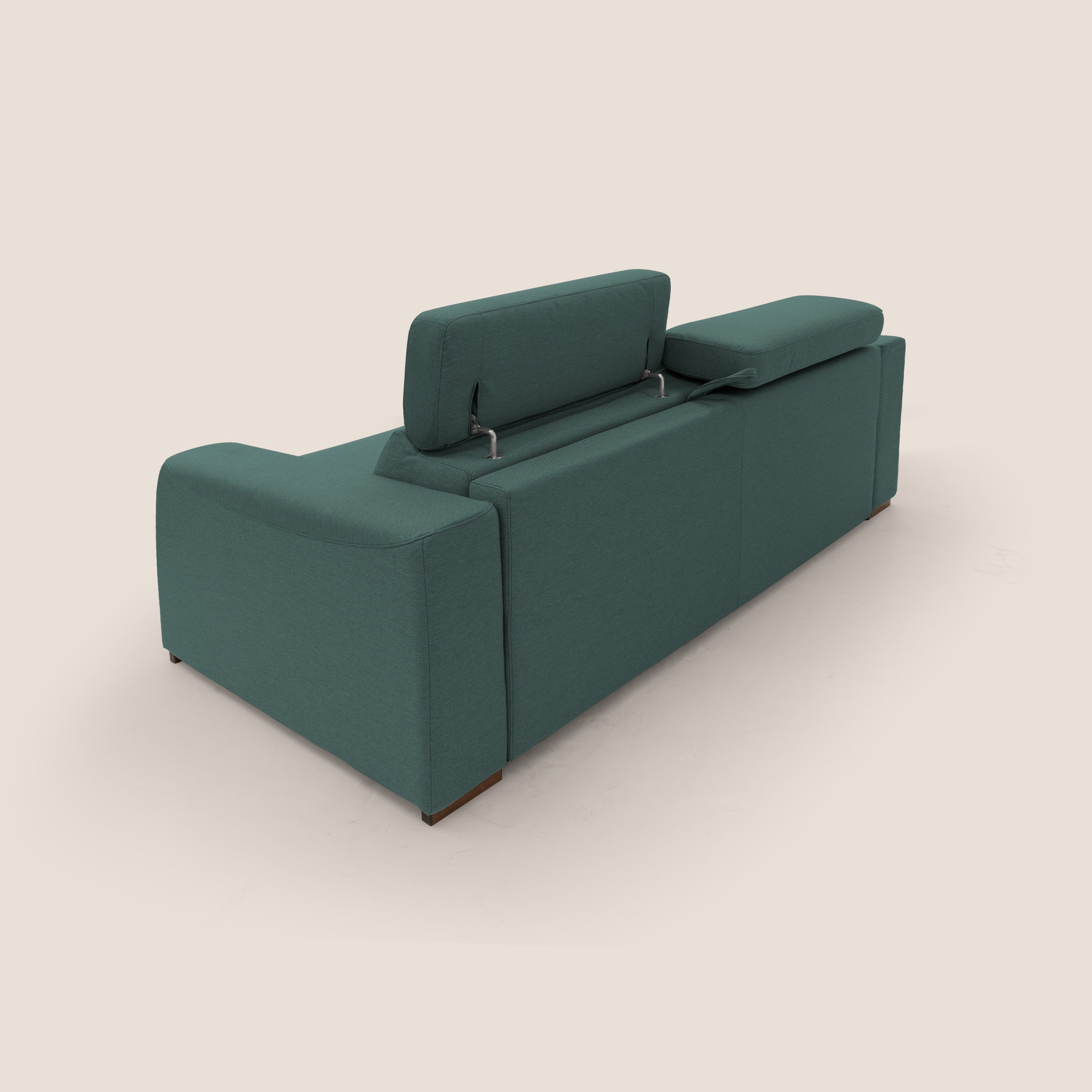 Poseidon canapé lit convertible + RELAX électrique en tissu imperméable détachable T05 vert