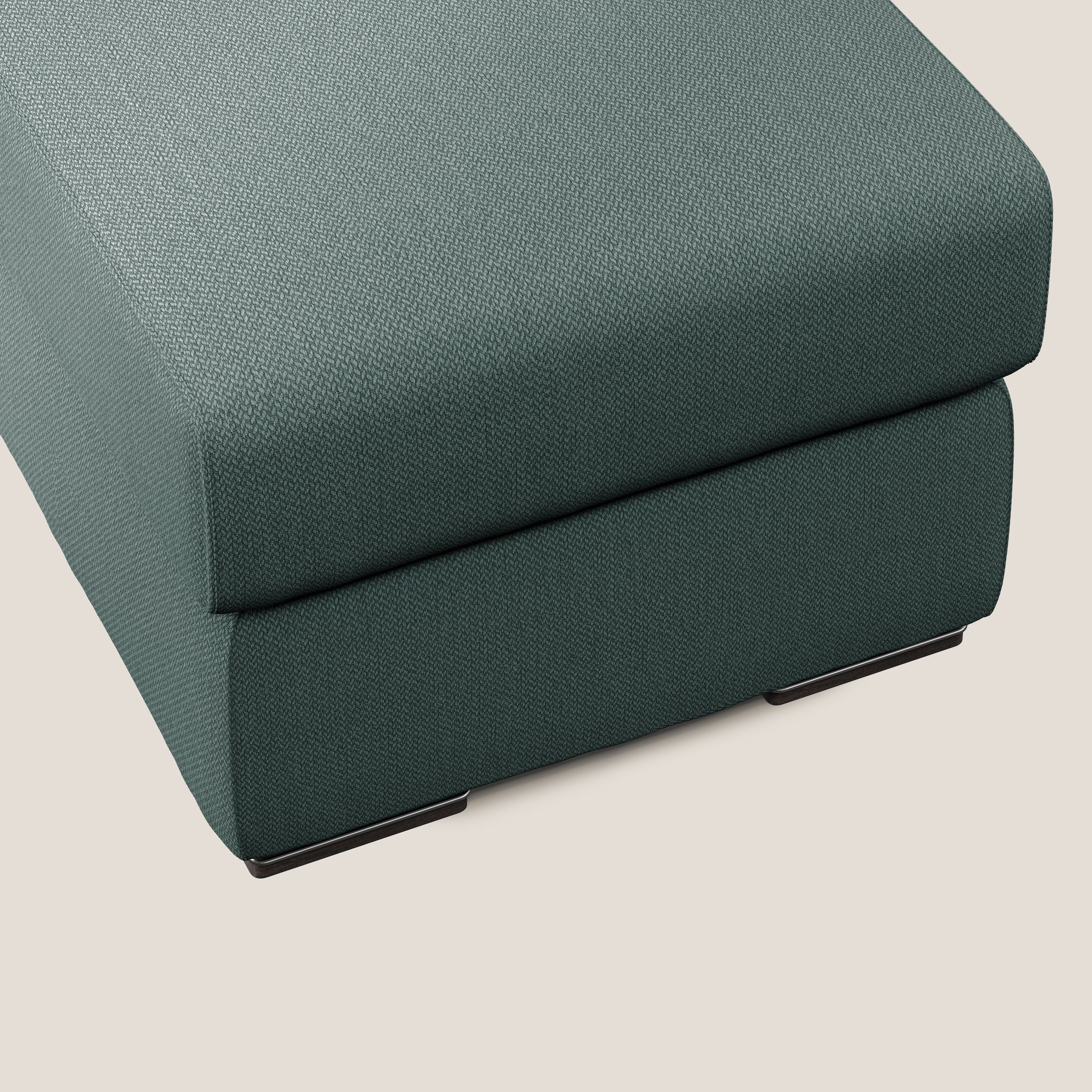 Sun pouf apribile contenitore in tessuto smacchiabile ad acqua T05 verde - divani.store