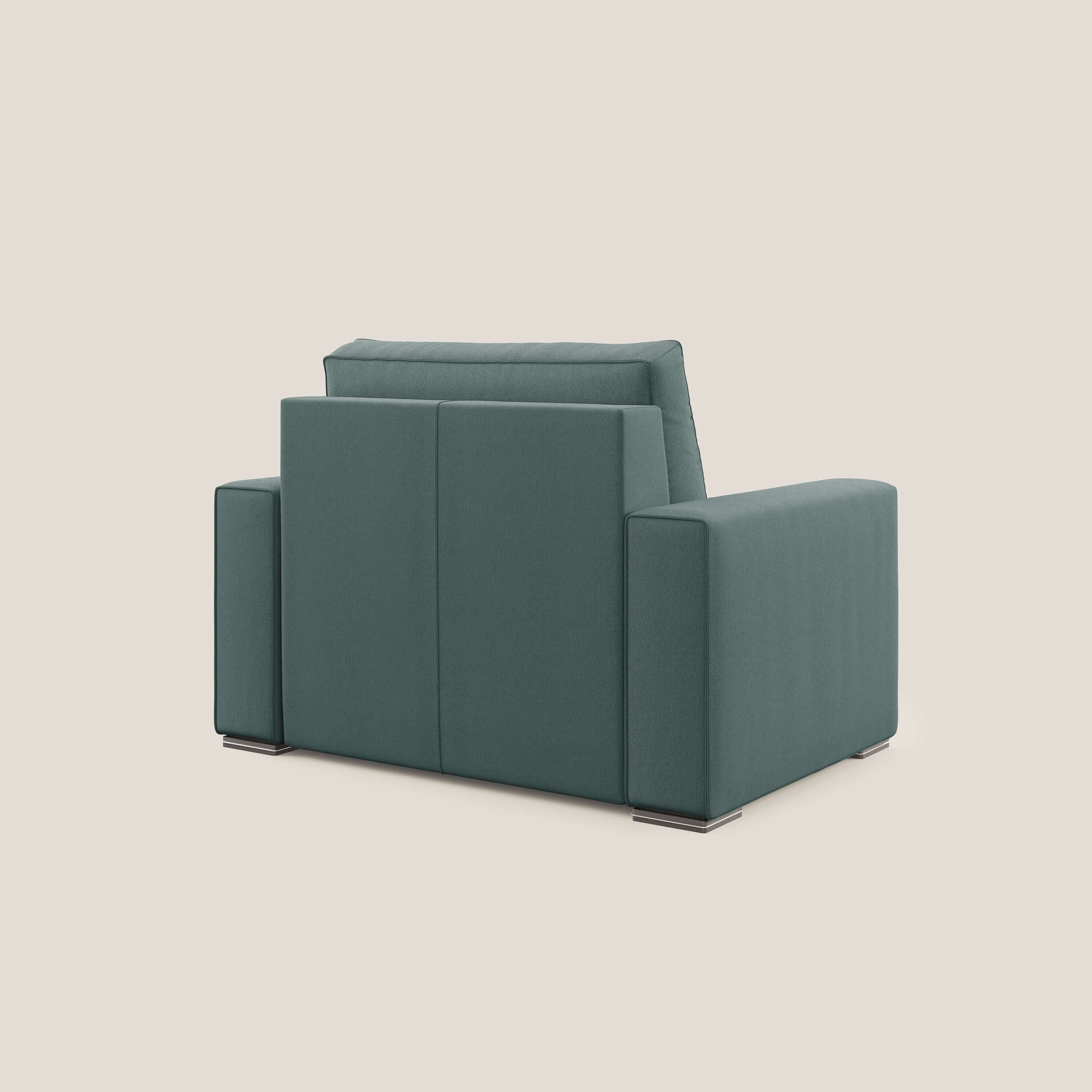 Dream poltrona letto in tessuto smacchiabile T05 verde - divani.store