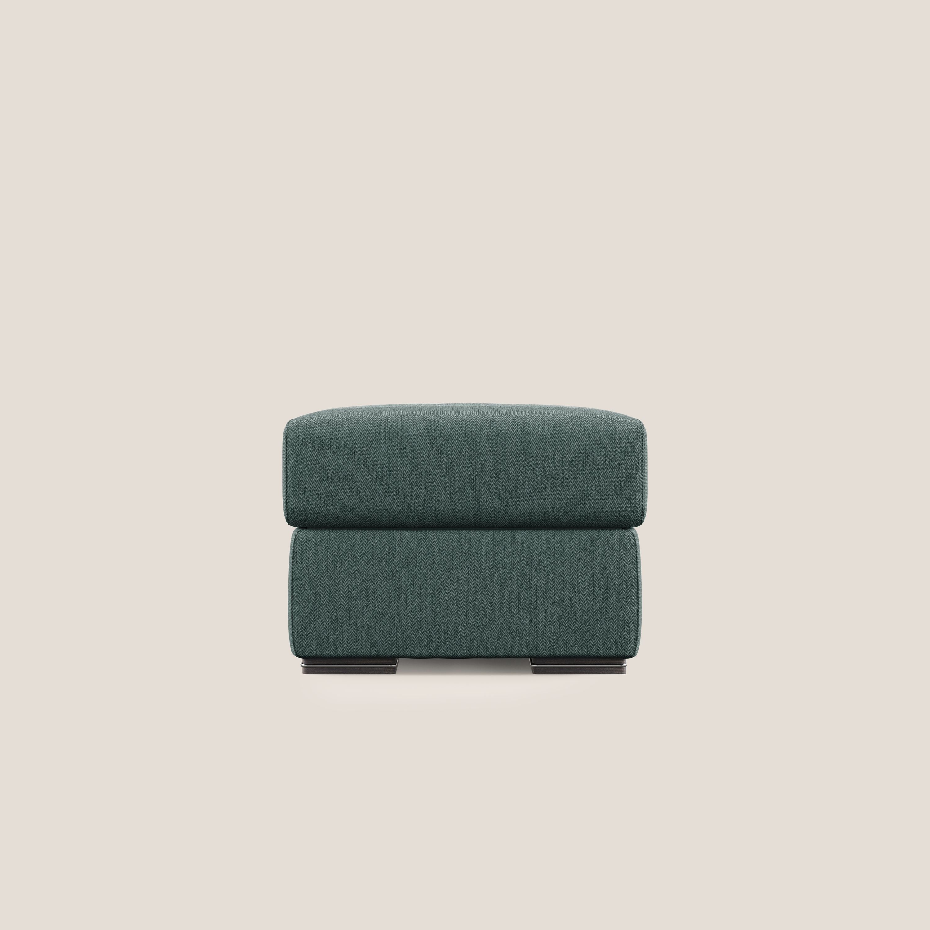 Sun pouf apribile contenitore in tessuto smacchiabile ad acqua T05 verde - divani.store