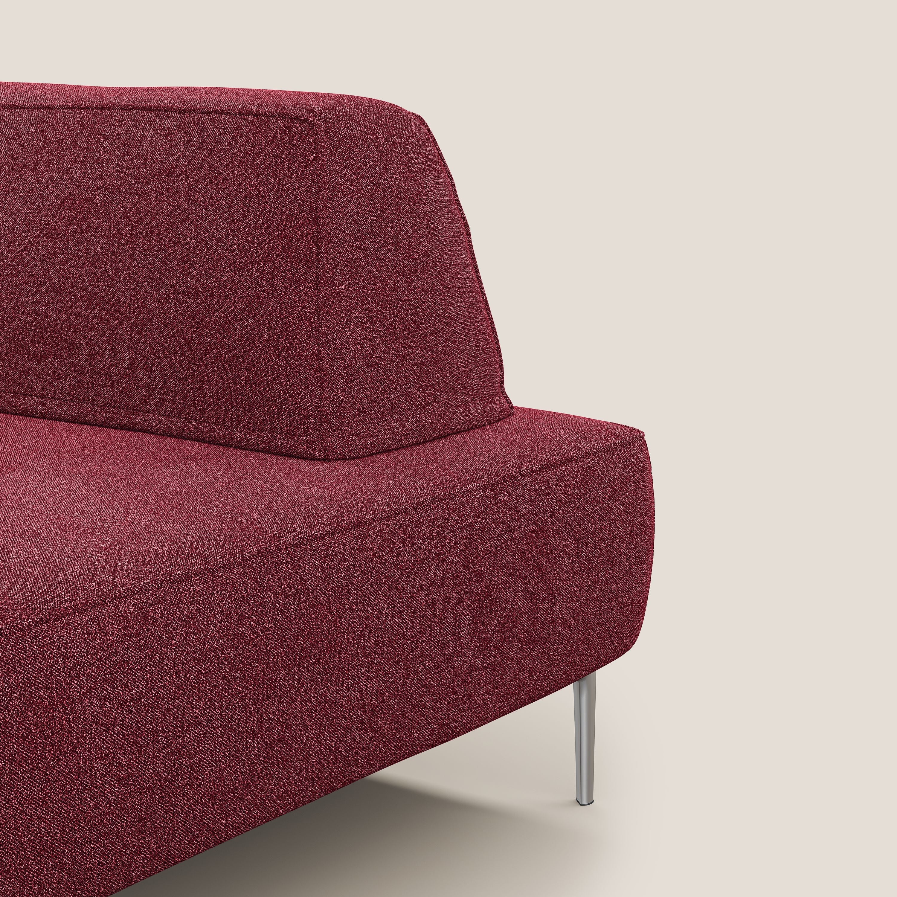 Newton poltrona modulare con schienali movibili T07 rosso - divani.store