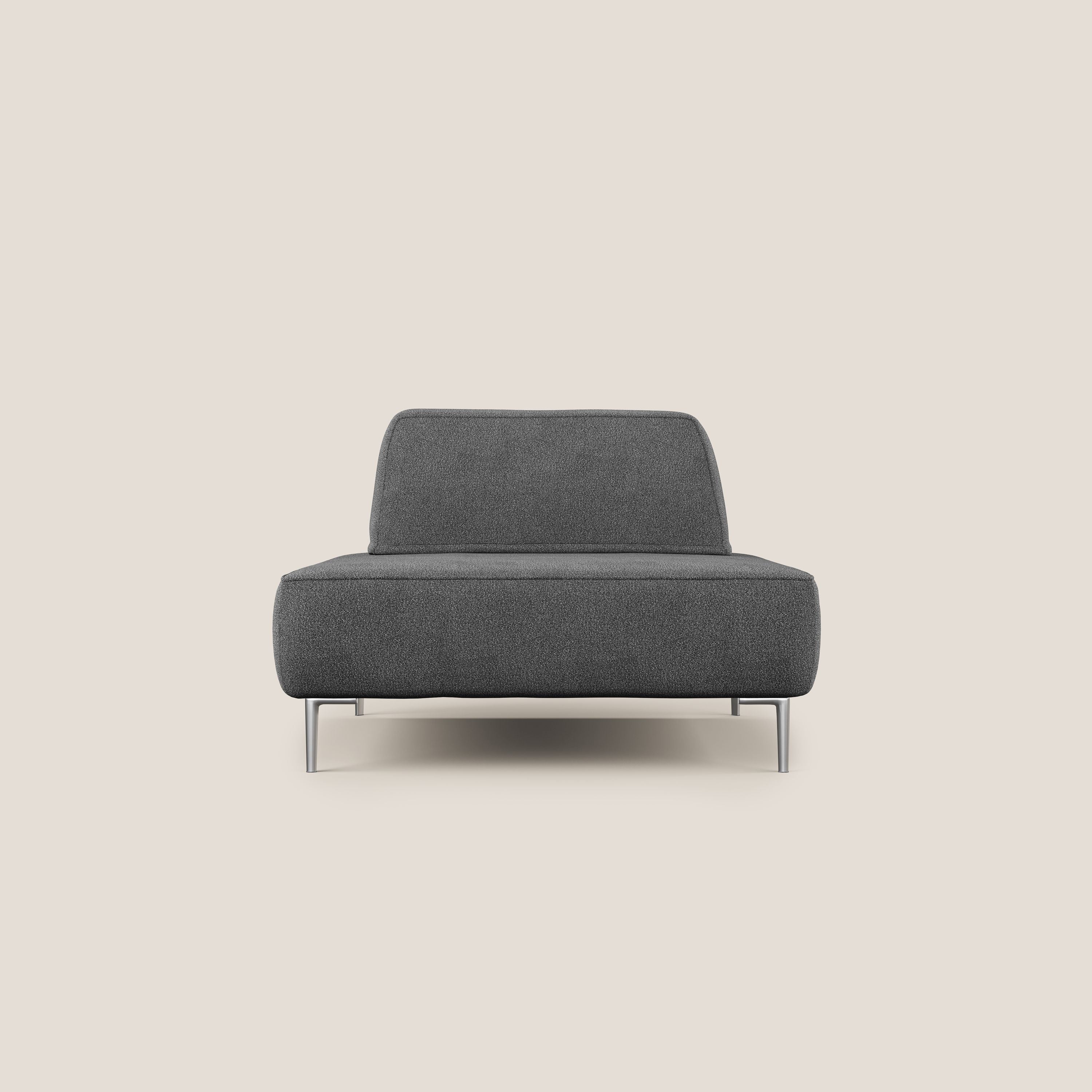 Newton poltrona modulare con schienali movibili T07 antracite - divani.store