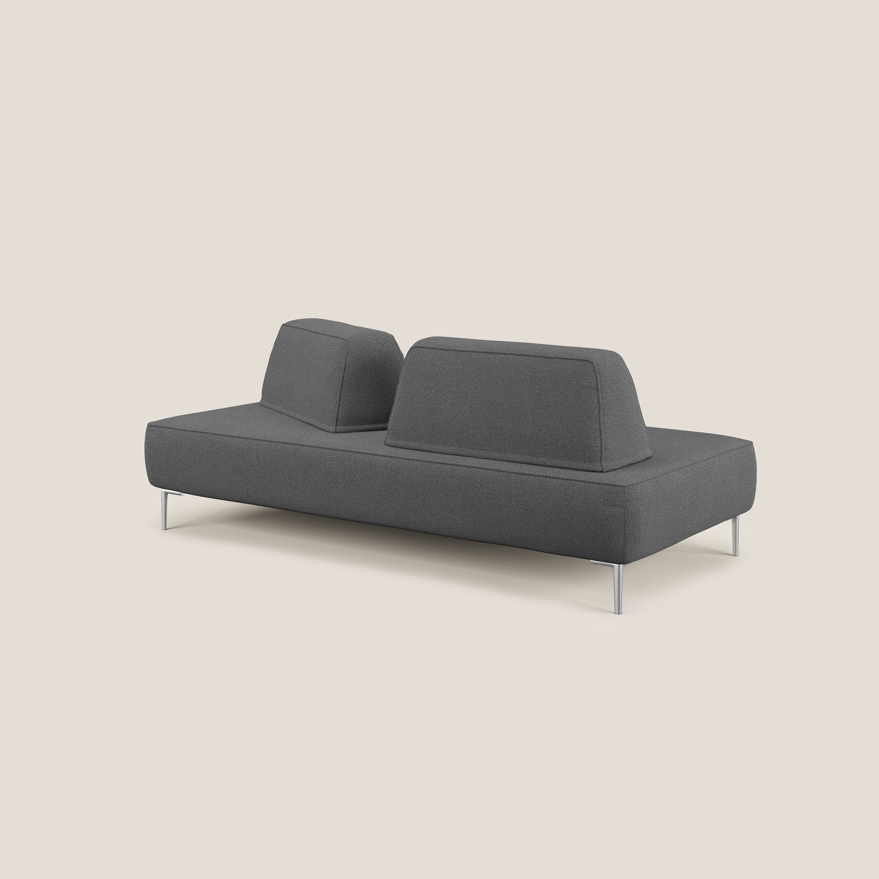 Newton divano modulare con schienali movibili T07 antracite - divani.store