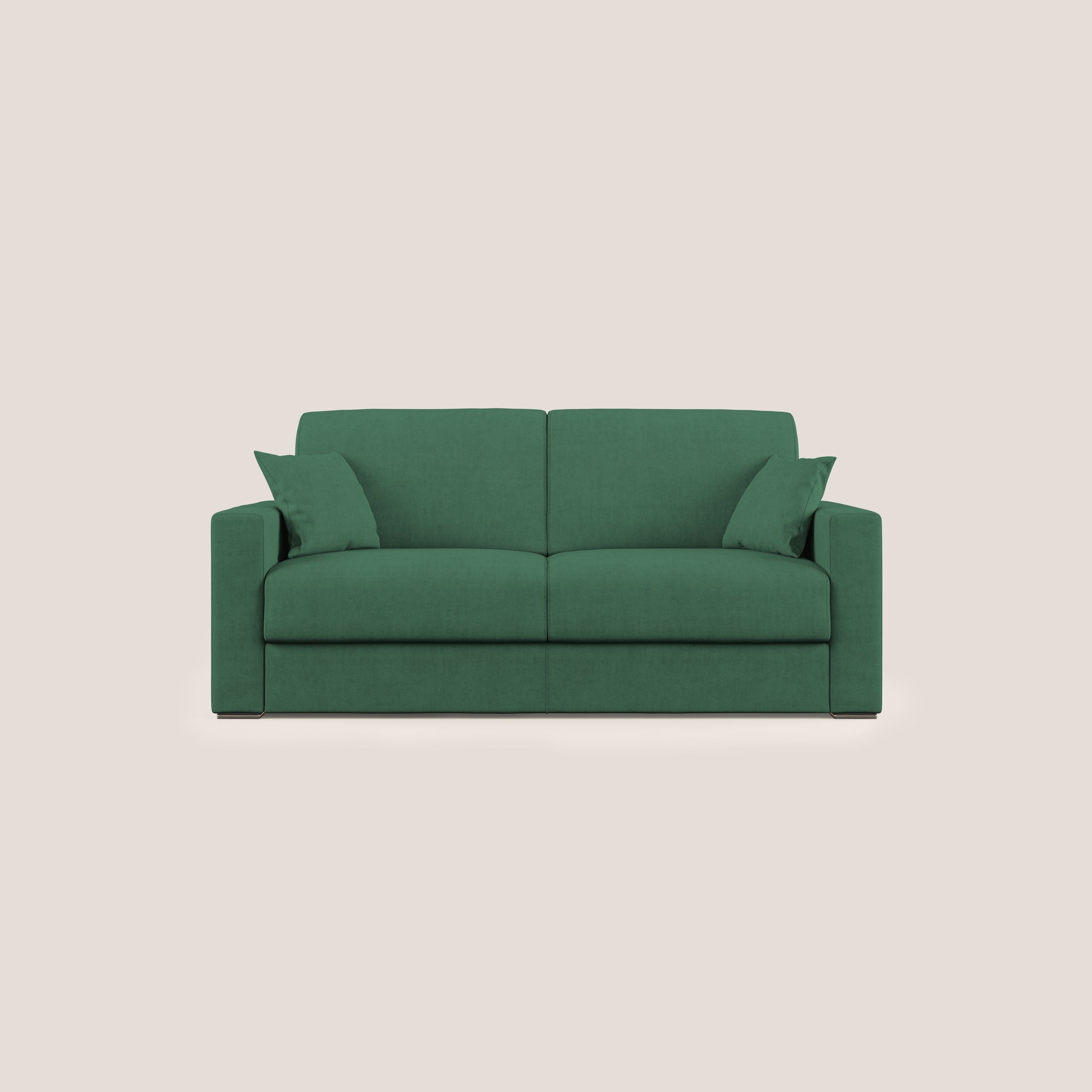 Best Divano letto matrimoniale in tessuto impermeabile T02 verde - divani.store