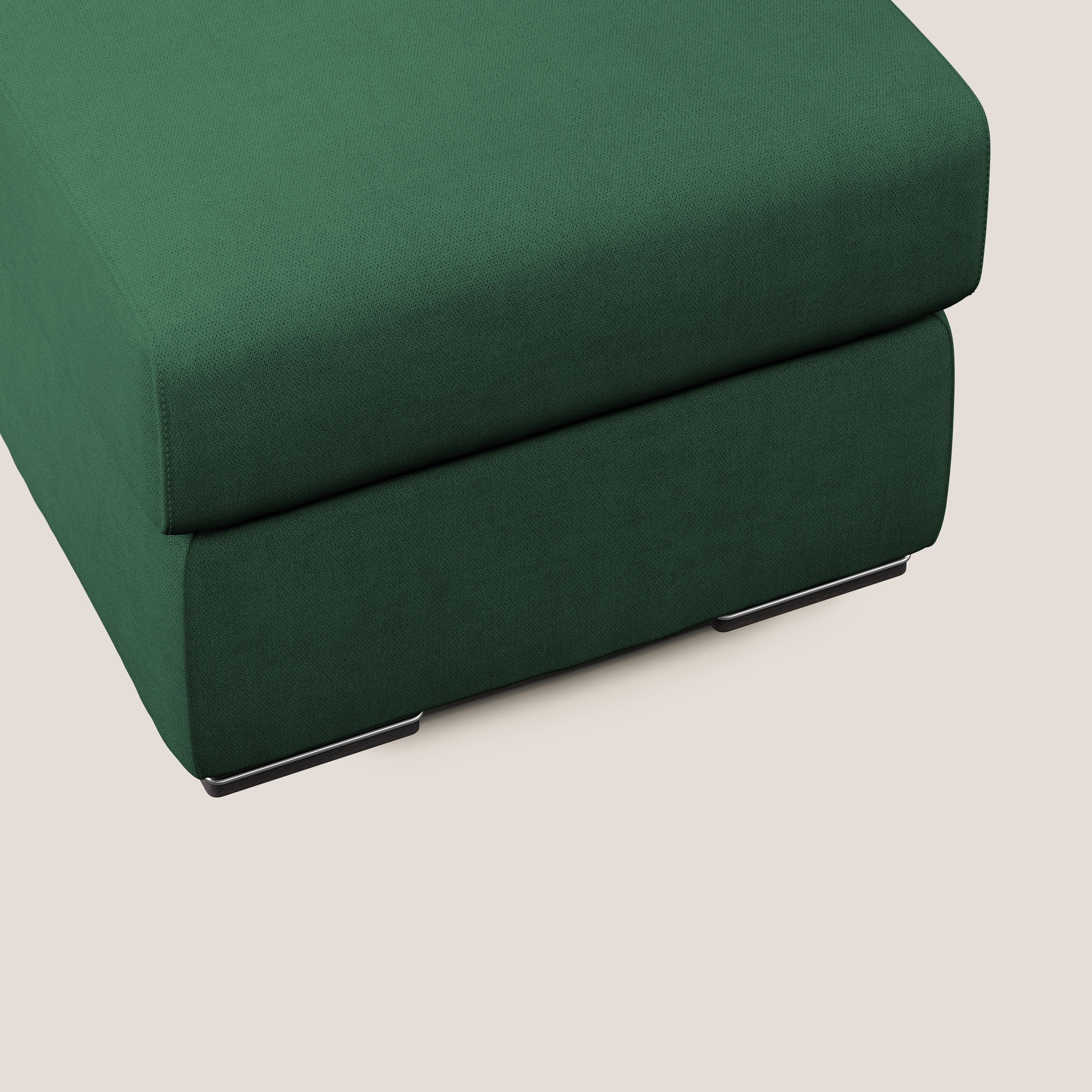 Sun pouf apribile contenitore in tessuto impermeabile T02 verde - divani.store