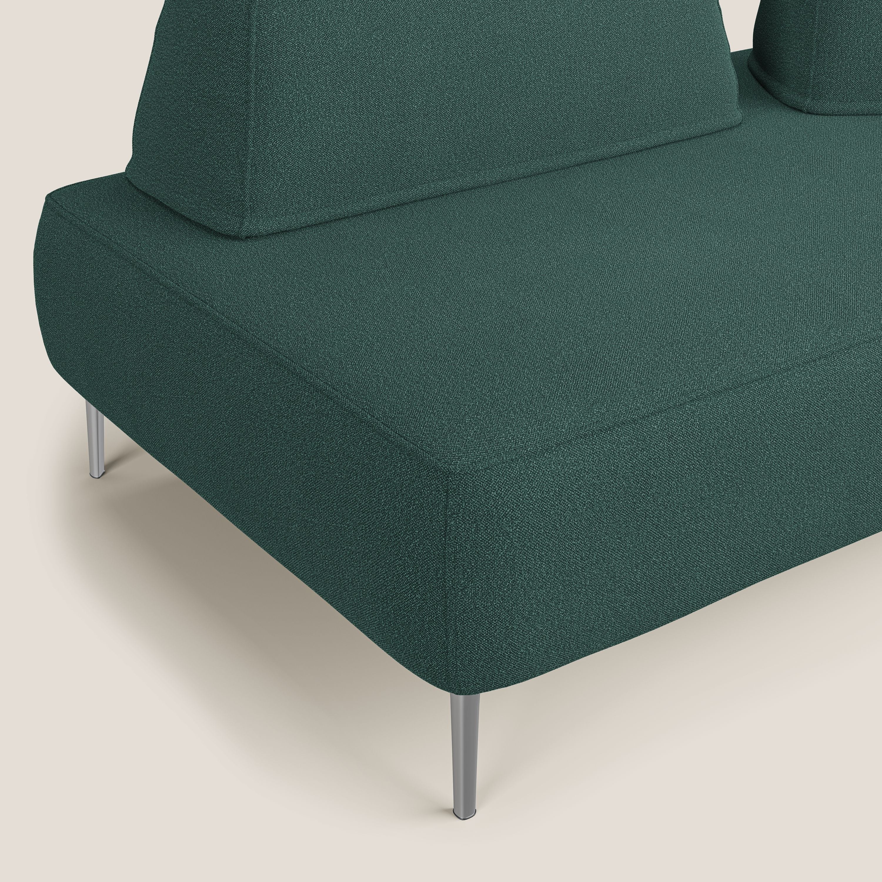 Newton divano modulare con schienali movibili T07 verde - divani.store