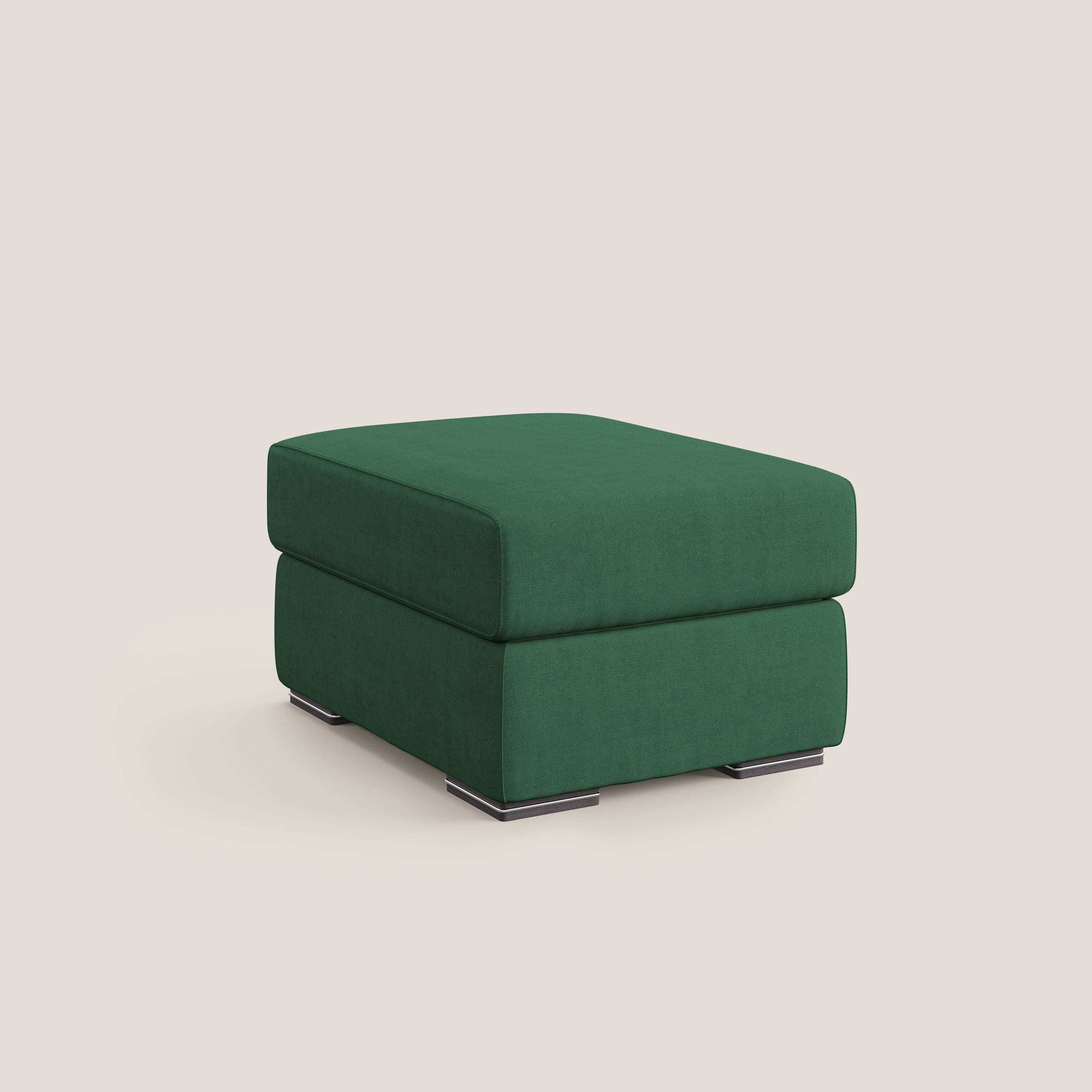 Sun pouf apribile contenitore in tessuto impermeabile T02 verde - divani.store