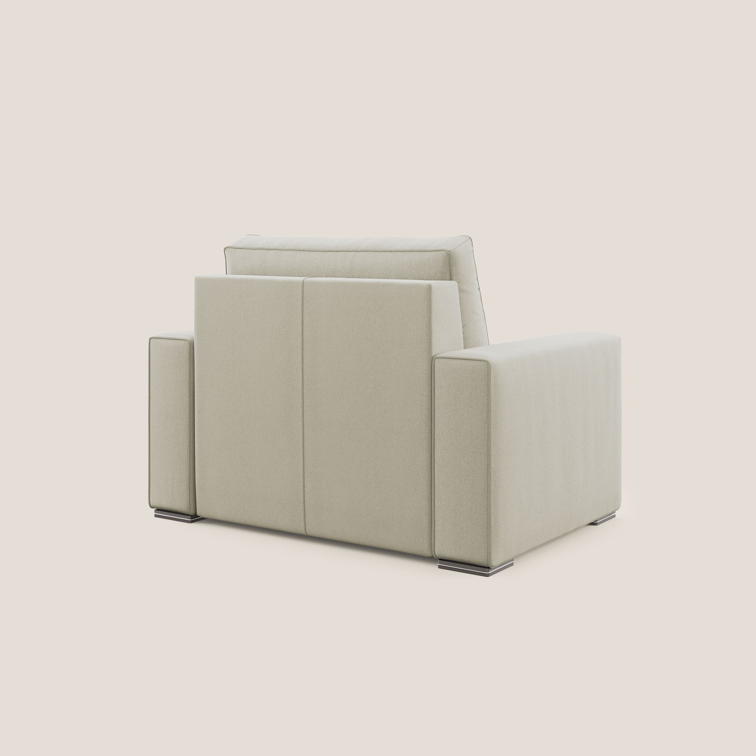 Dream poltrona letto in tessuto smacchiabile T05 panna - divani.store