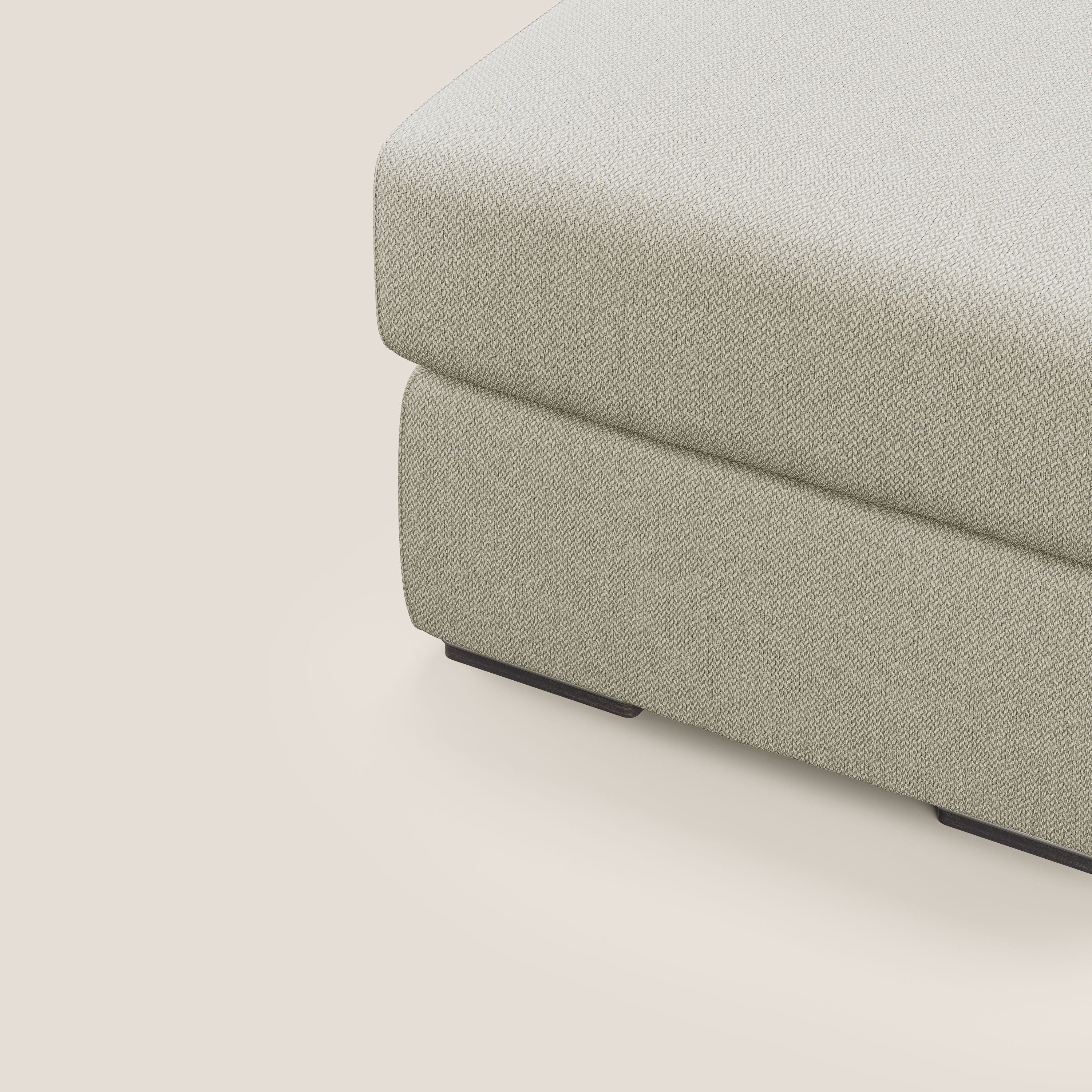 Sun pouf apribile contenitore in tessuto smacchiabile ad acqua T05 panna - divani.store